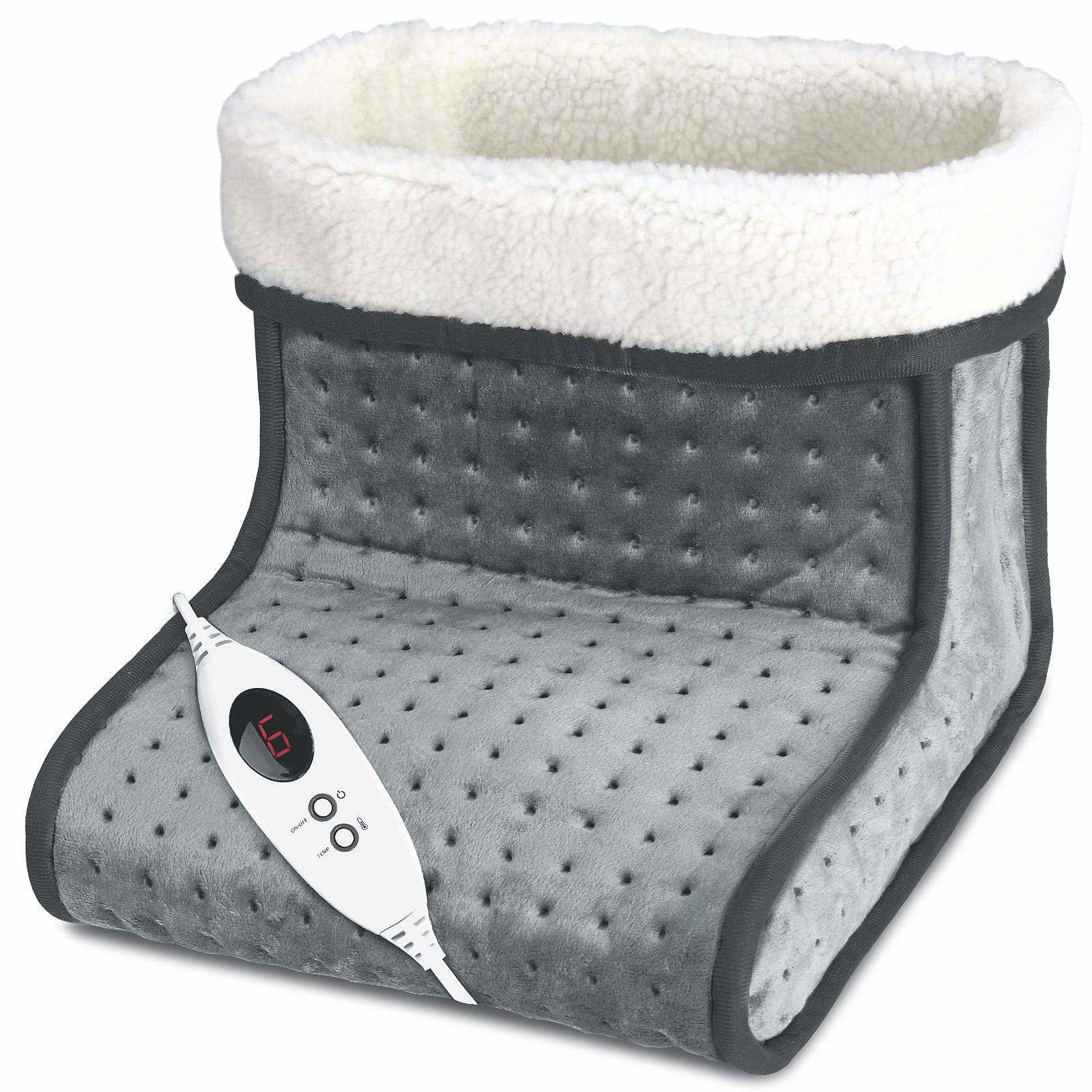 Elektrisk fodvarmer, 6 varmeindstillinger, grå, størrelse 47