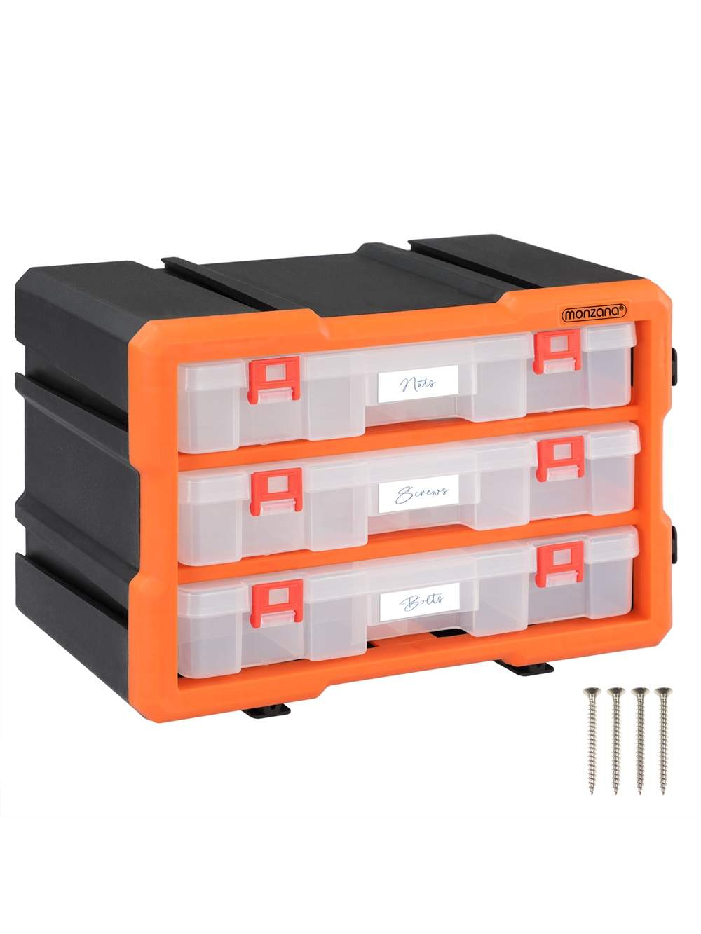 Smådelsorganisator med 3 skuffer – Modulær og udvidelig