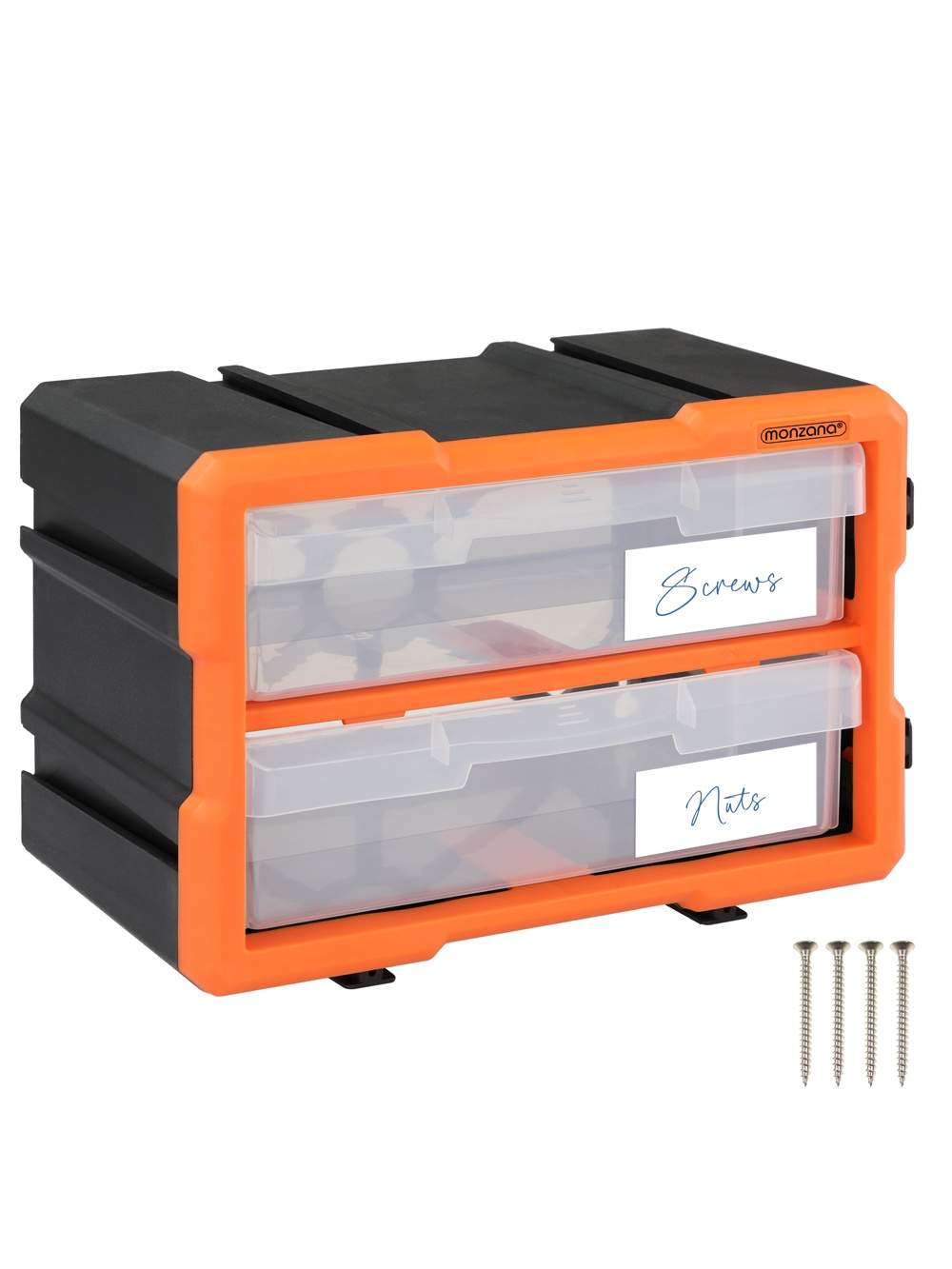 Smådelsorganisatör med 2 lådor – Modulär och utbyggbar | Hem & Hobby | Pryloteket