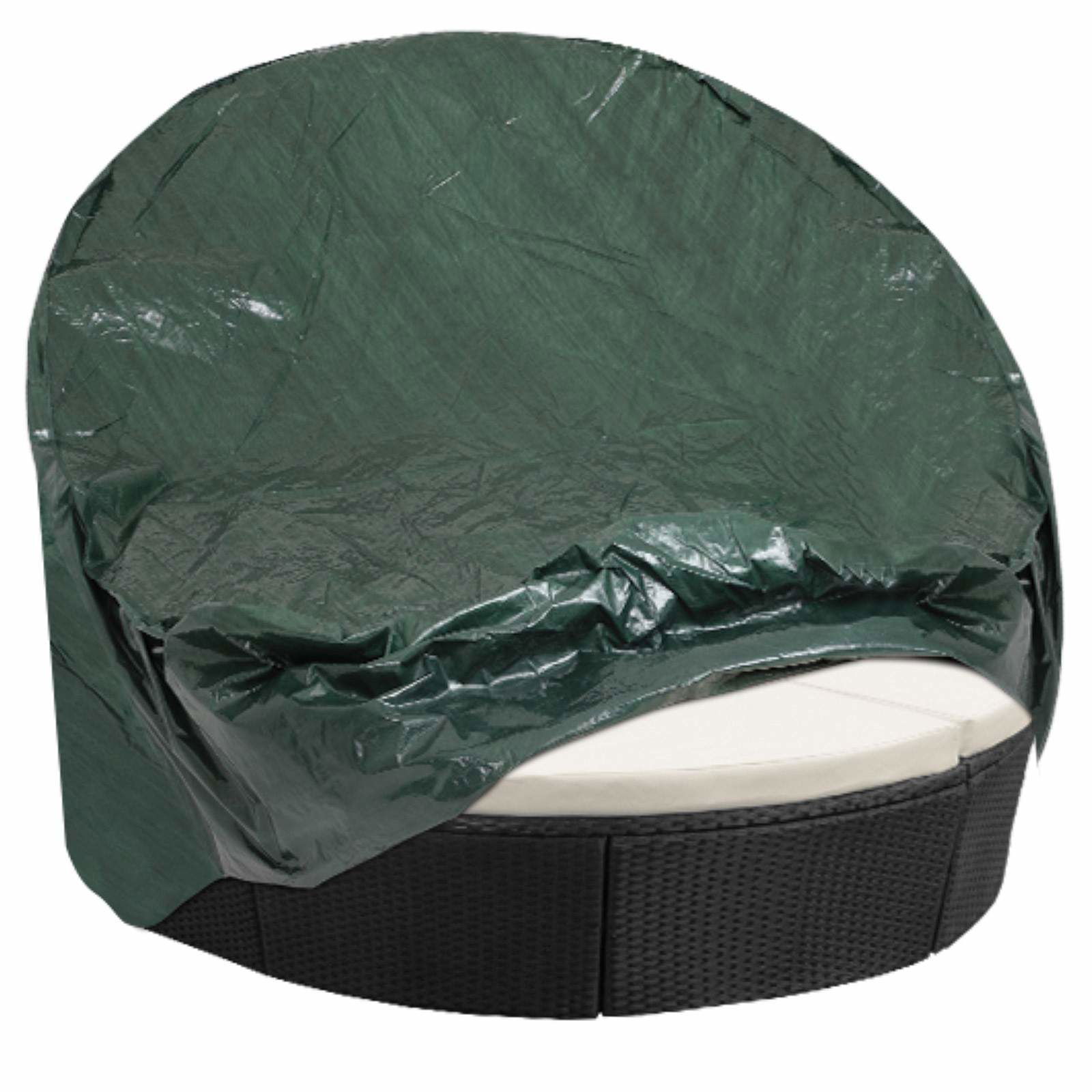 Betræk til haveseng – vejrbestandigt PE, 230x180x90/50cm