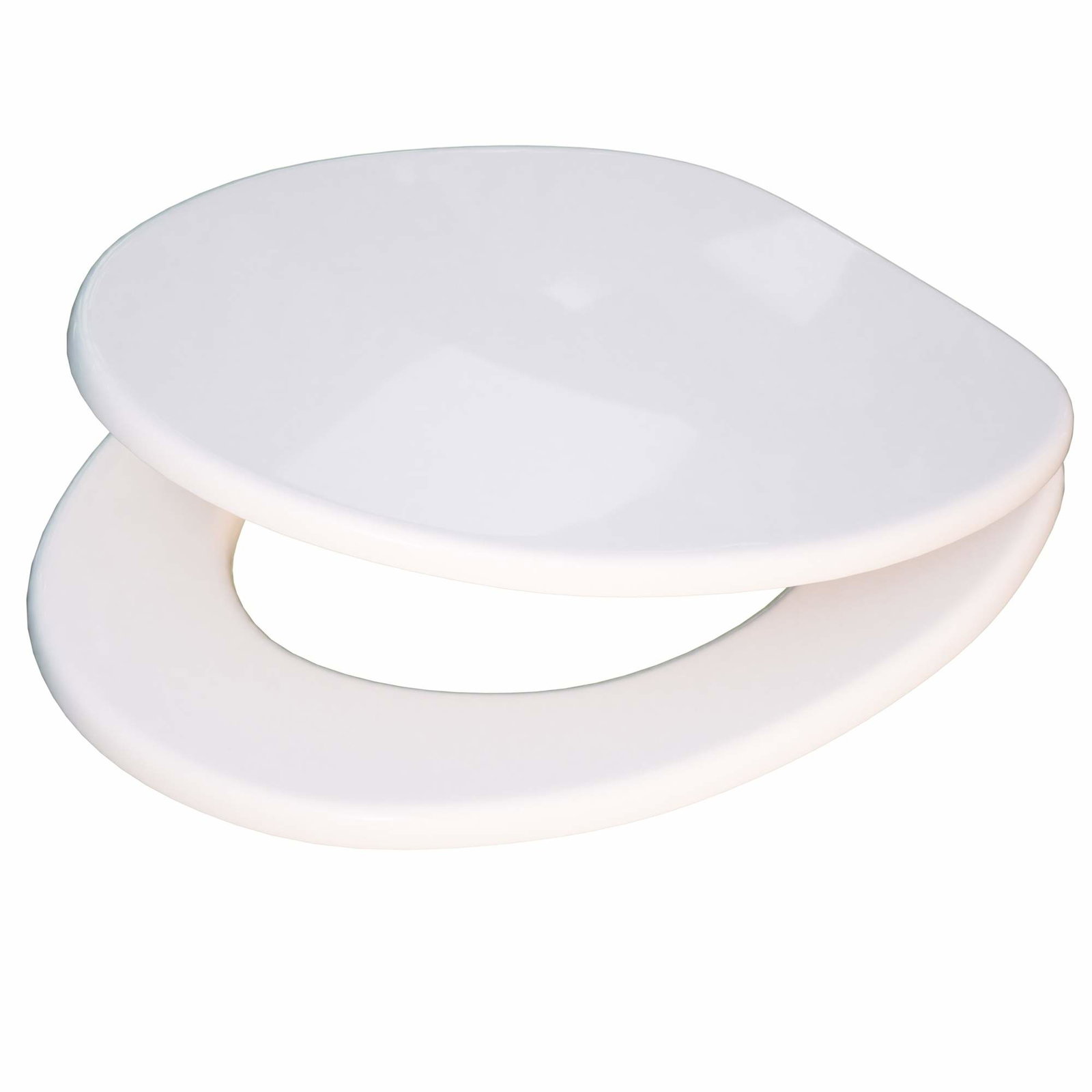 Toalettsits vit, mjukstängande, MDF-trä, enkel installation | Hem & Hobby | Pryloteket