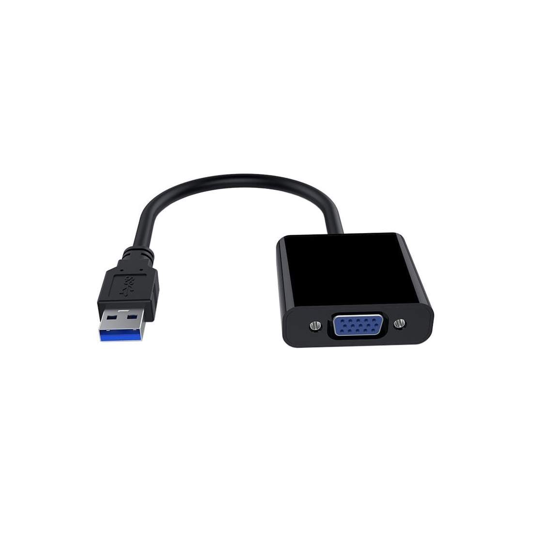 USB 3.0 till VGA Adapter - Svart | Elektronik - Kablar & Adaptrar - Adaptrar & Signalomvandlare | Pryloteket