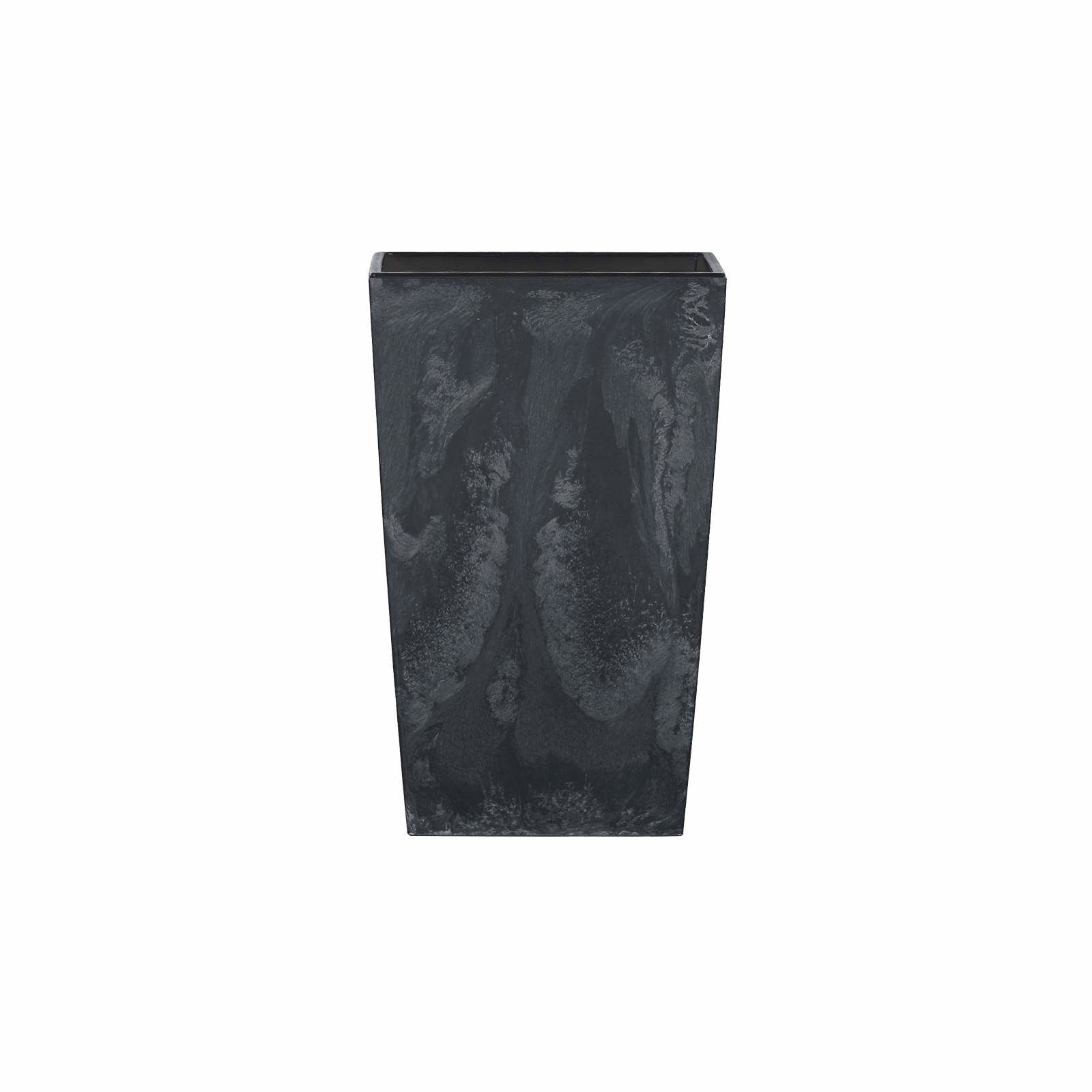 Betondesign-plantepotte – 26L, letvægts, antracit