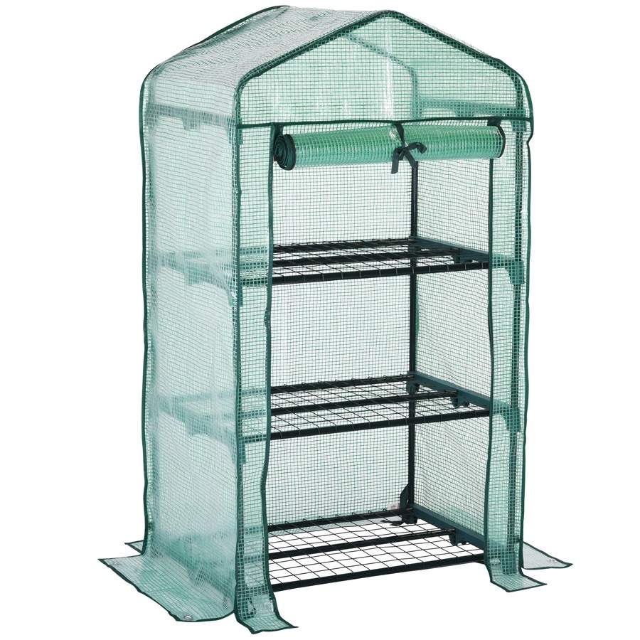 Växthus PE 11x4,5x7,5m, 3 nivåer, väderbeständigt | Hem & Hobby | Pryloteket