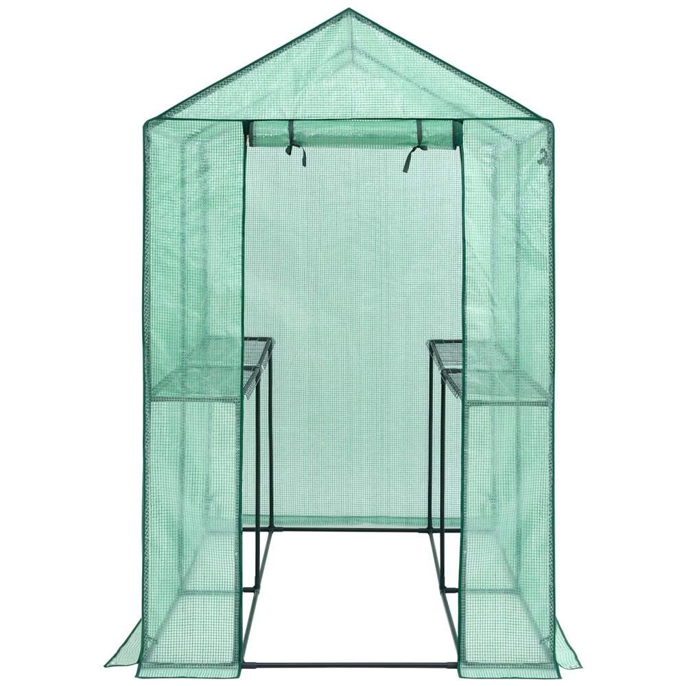 Drivhus med 2 niveauer, 190x186x120cm, vejrbestandigt