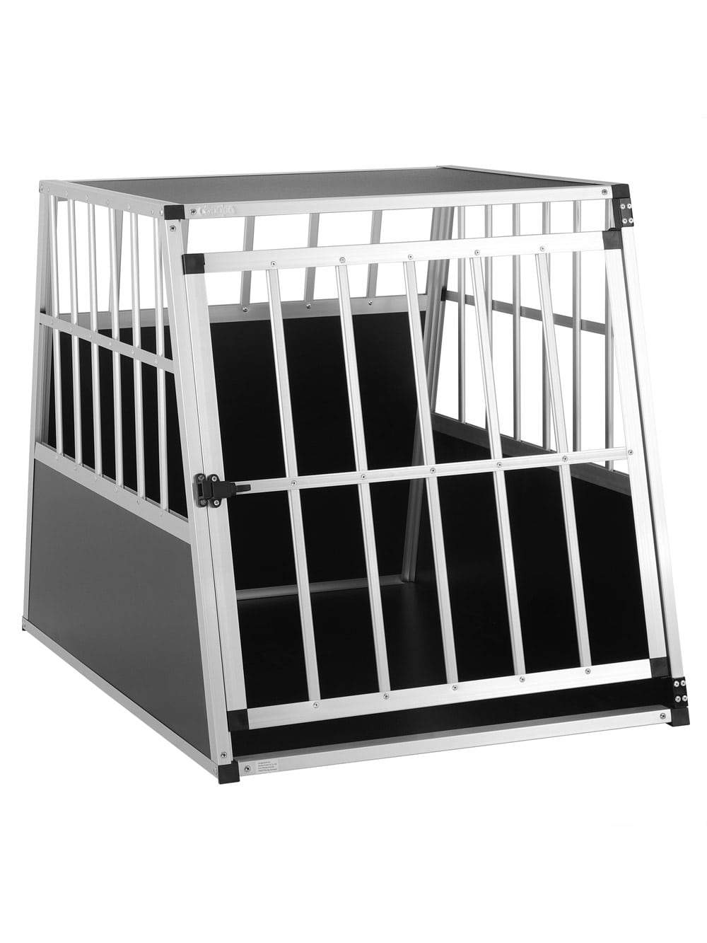 Hundebur til bil, stort, aluminium, 90x66x72cm