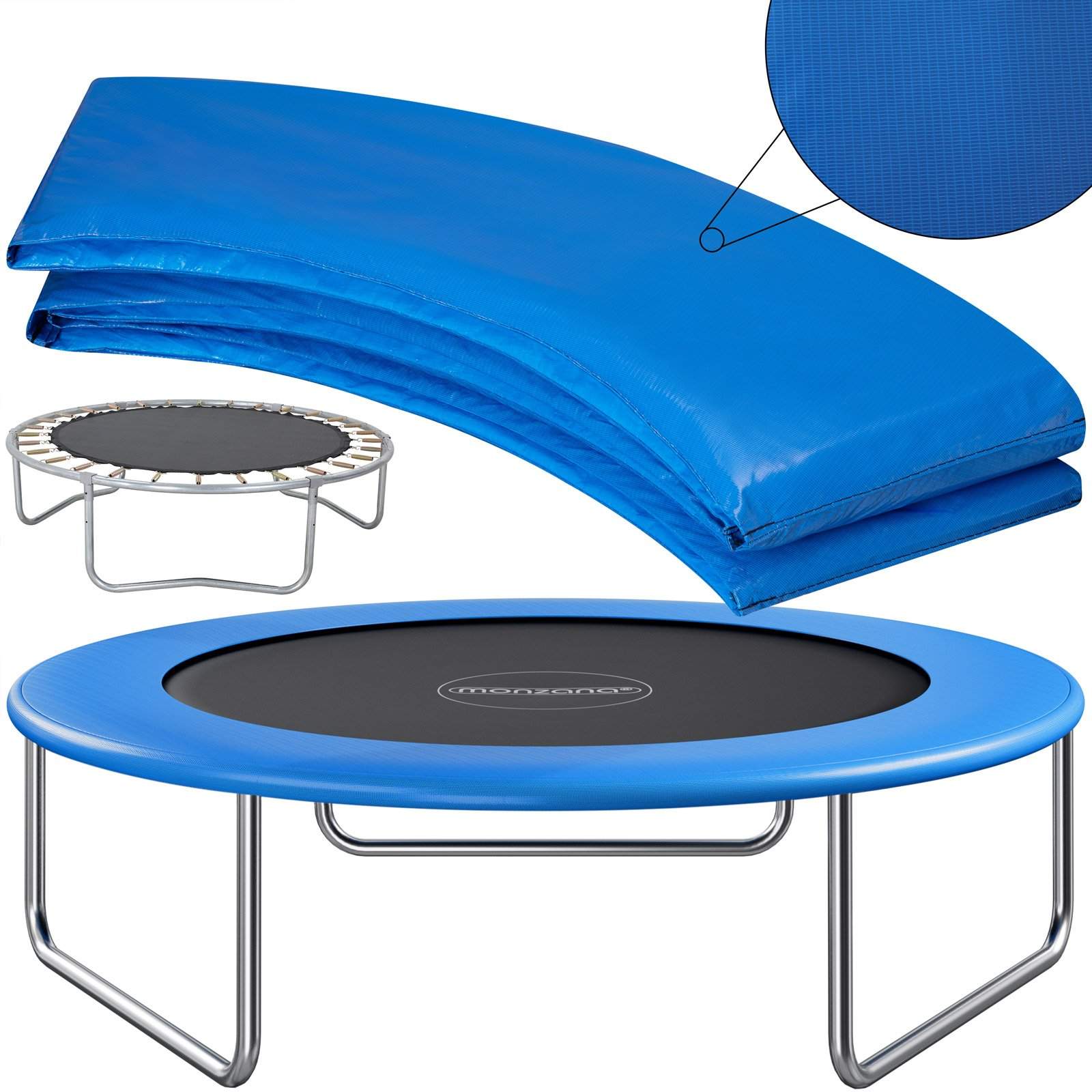 Trampolinfjäderskydd 1,8 m – Blå, 15 mm tjock PVC-matta | Hem & Hobby | Pryloteket