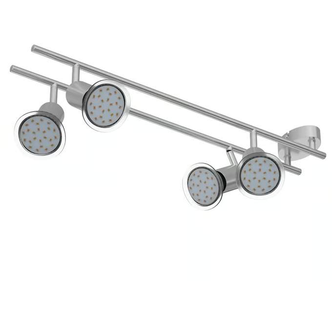 Loftlampe med 4 drejelige LED-lamper, 300 lumen hver