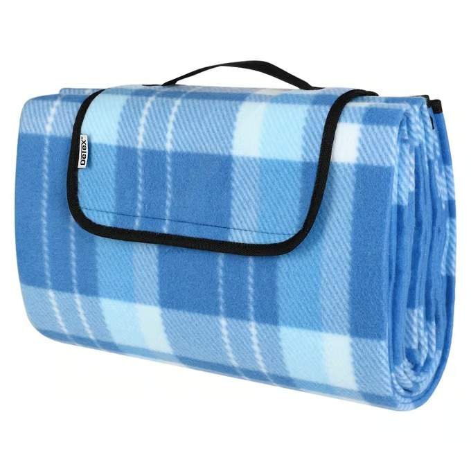 Picknickfilt, Blårutig, Vattentät, 195x150cm | Hem & Hobby | Pryloteket
