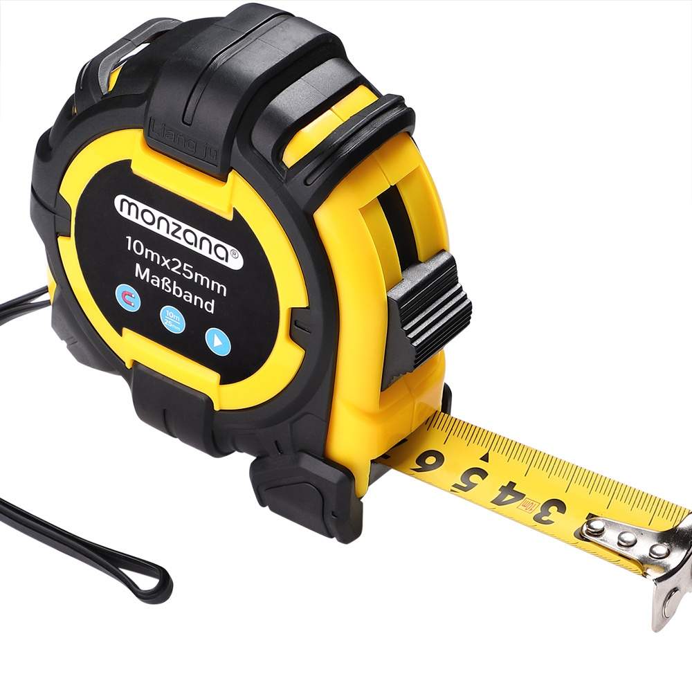 Måttband 10m x 25mm, Stötsäker, Låsfunktion | Hem & Hobby | Pryloteket