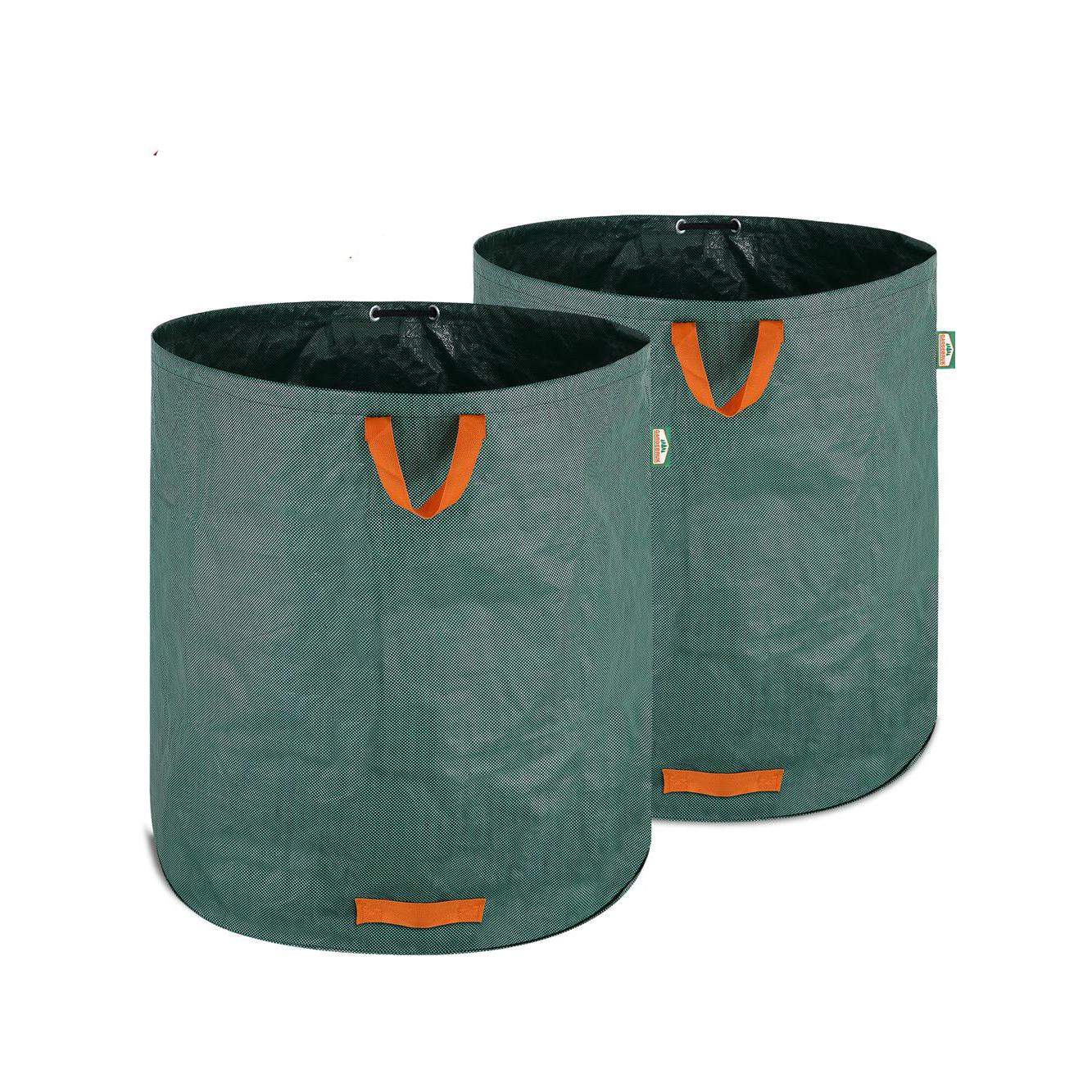 Haveaffaldssække, 500 l, 2-pak, holdbare og vandafvisende