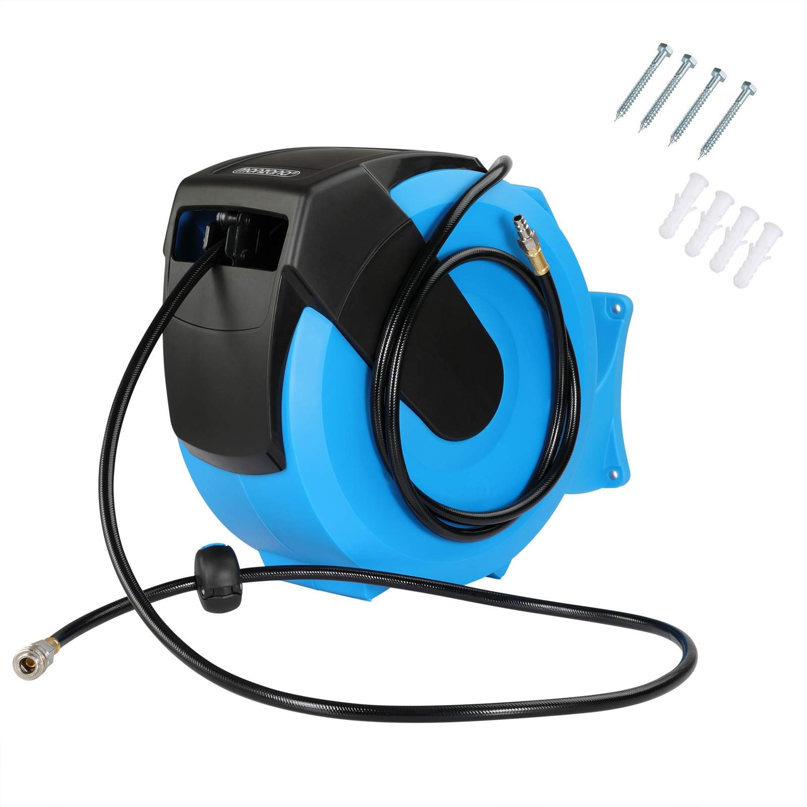 Tryckluftsslangvinda 30m, 24 bar, automatisk upprullning | Hem & Hobby | Pryloteket