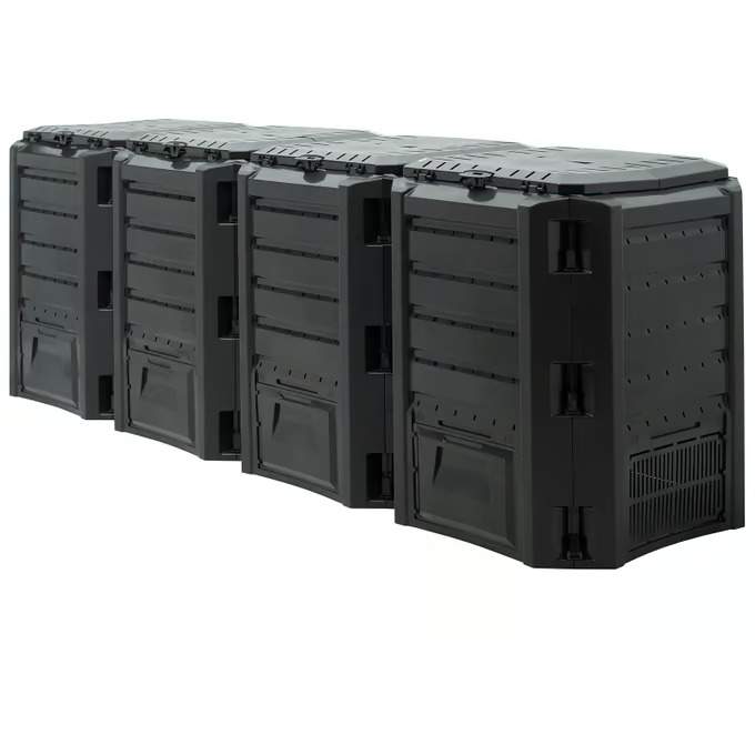 Kompostbeholder 1600L – Høj varme, nem montering