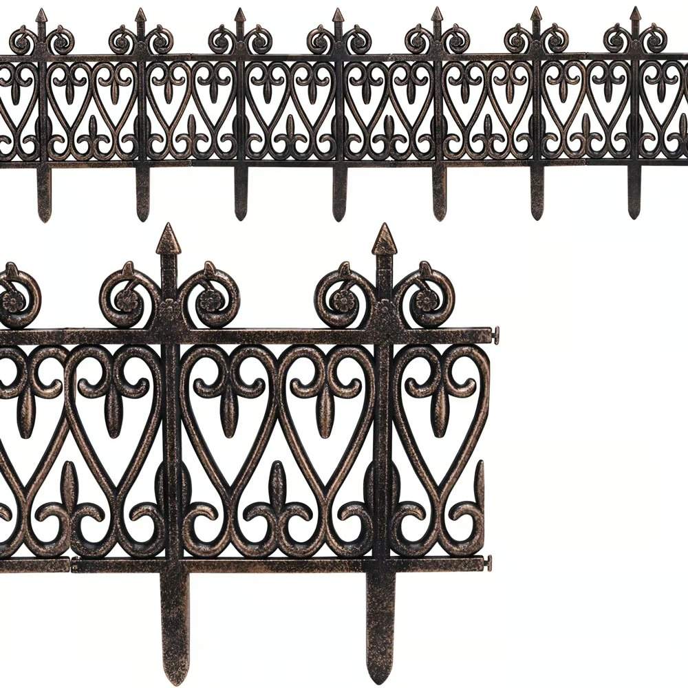 Gräsmatta i mässingsutseende, set med 6 delar, 1,9 m total längd | Hem & Hobby | Pryloteket