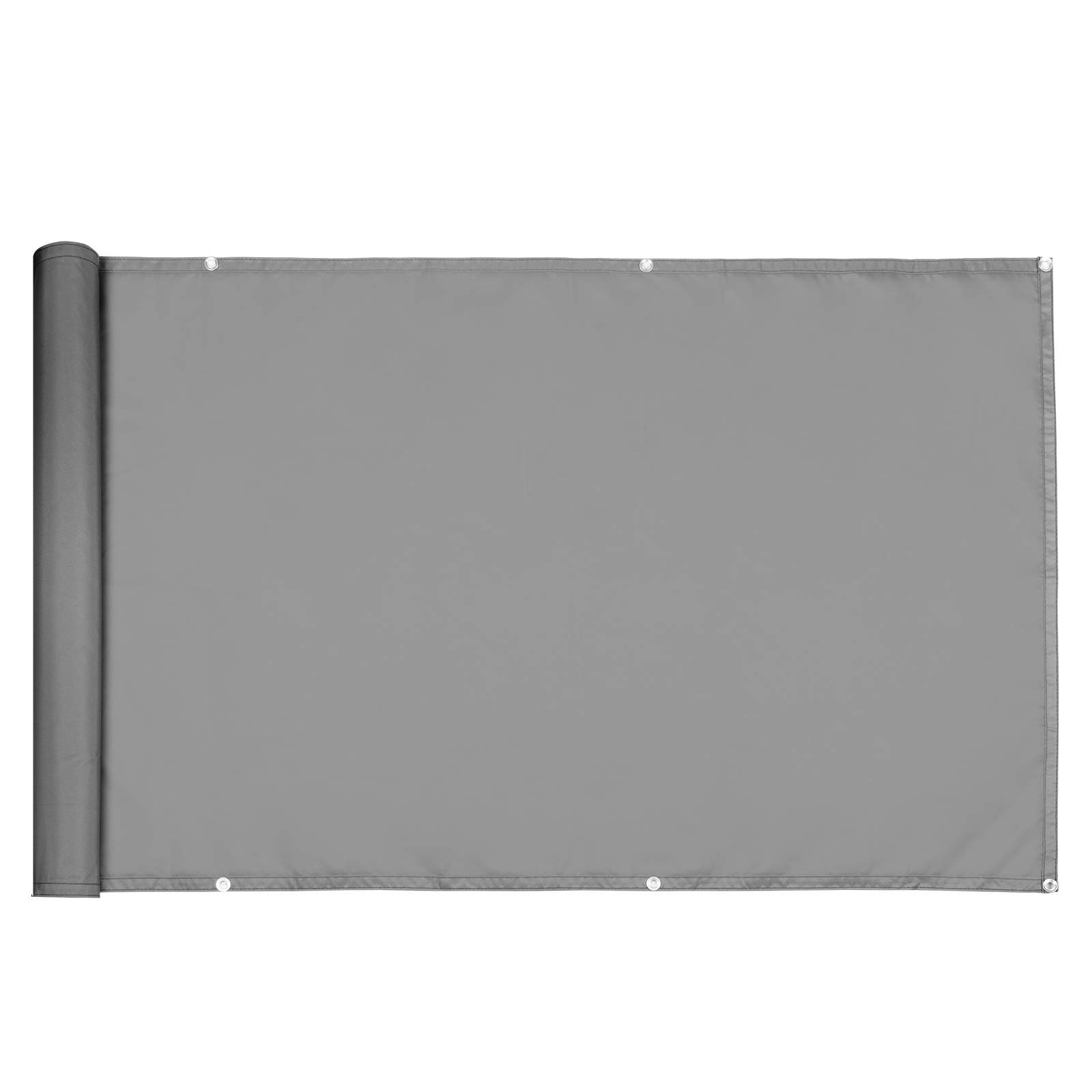 Balkongskärm, betongdesign, 5m UV-skydd | Hem & Hobby | Pryloteket
