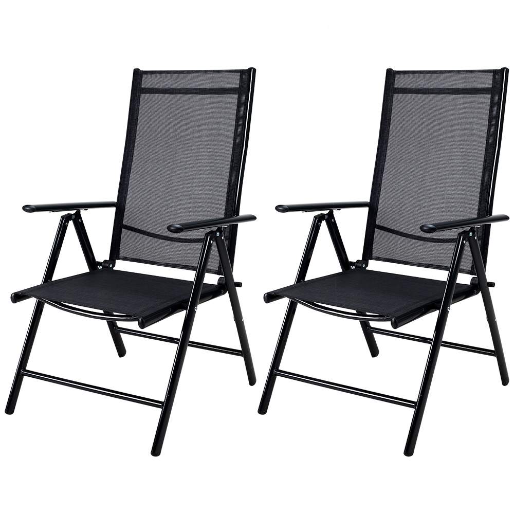 Hopfällbara trädgårdsstolar, set, 2 st, justerbara positioner | Hem & Hobby | Pryloteket