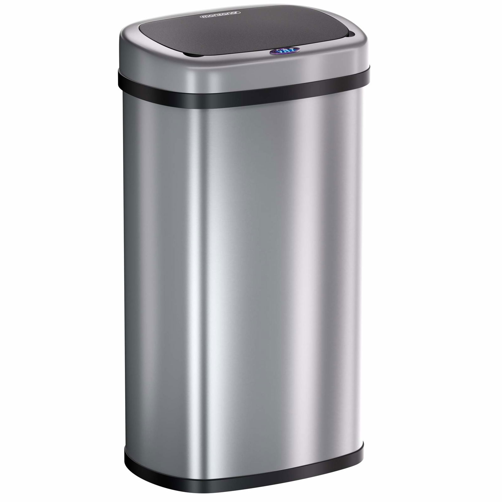 Sensor skraldespand, 58L rustfrit stål, bevægelsessensor