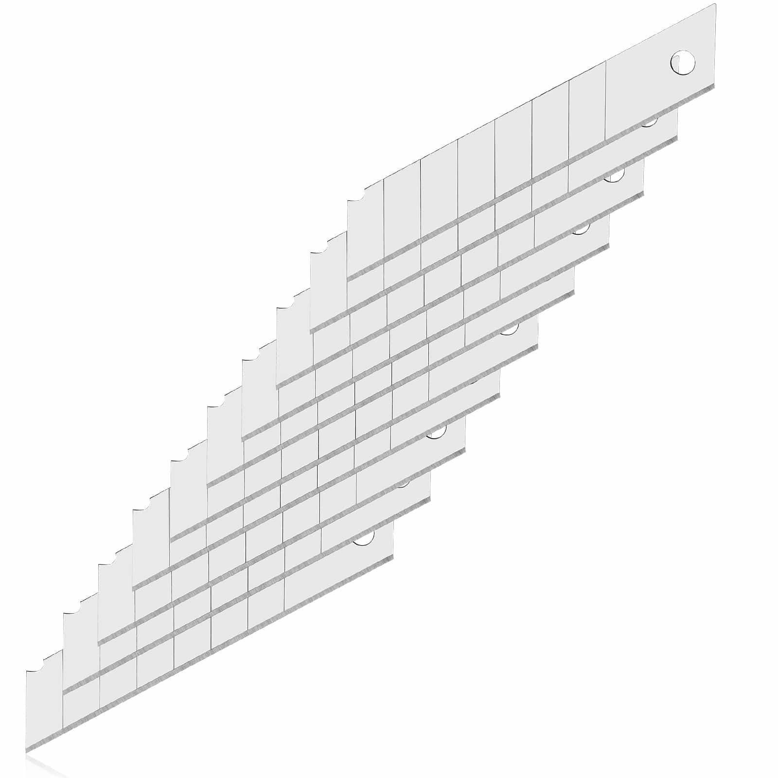 18 mm tæppeknivklinger, 100-pak, afbrækbart design