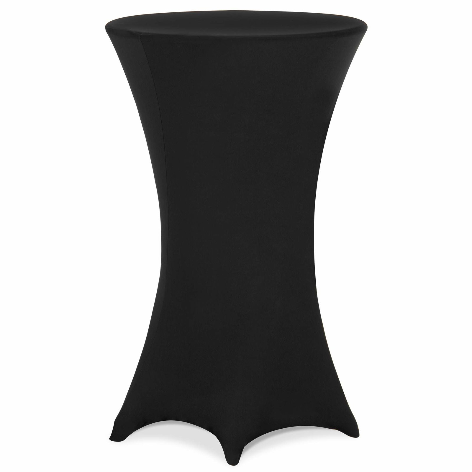 Svart cocktailbordsöverdrag, 60 cm, skrynkelbeständigt | Hem & Hobby | Pryloteket