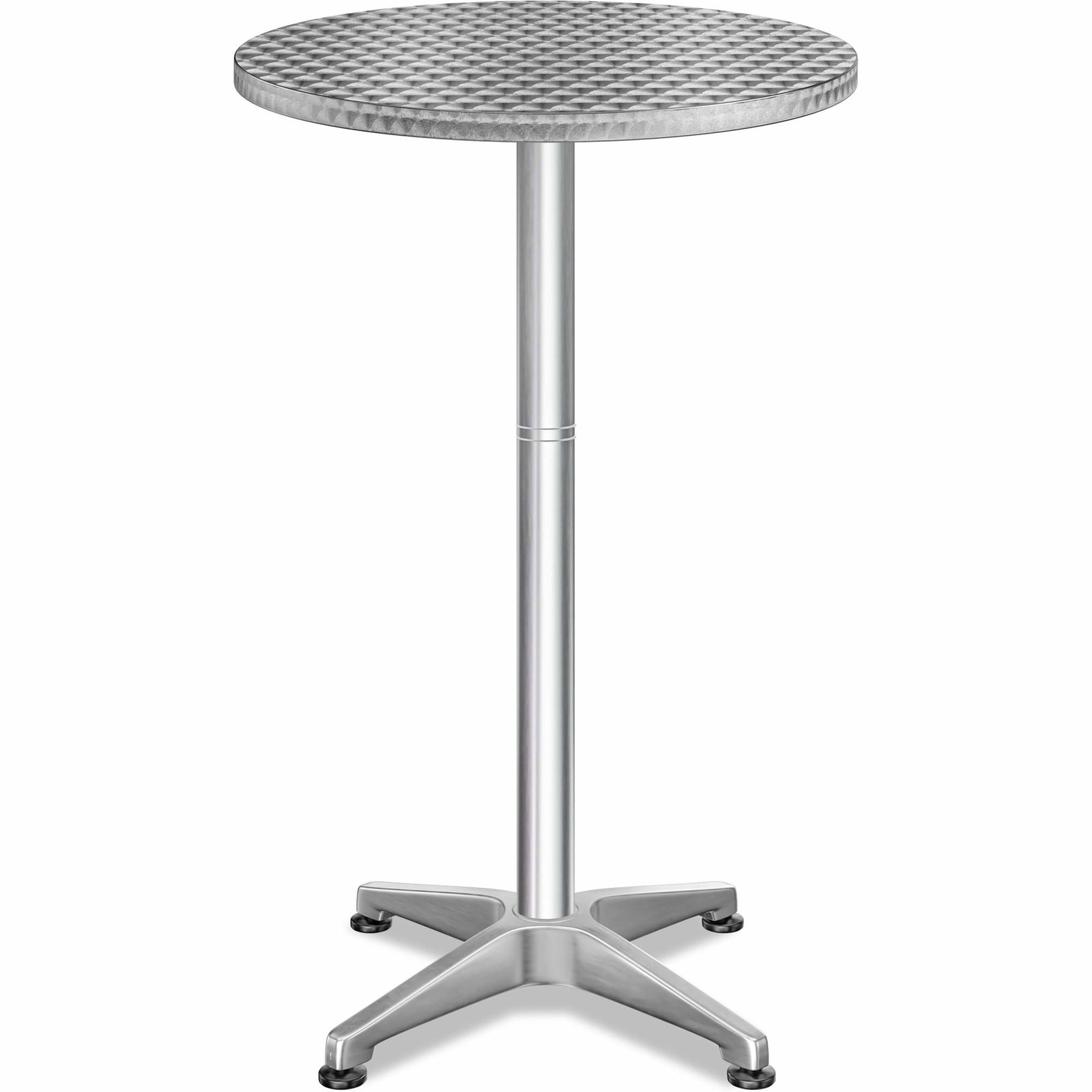 Höjdjusterbart hopfällbart barbord – rostfritt stål, 60 cm | Hem & Hobby | Pryloteket