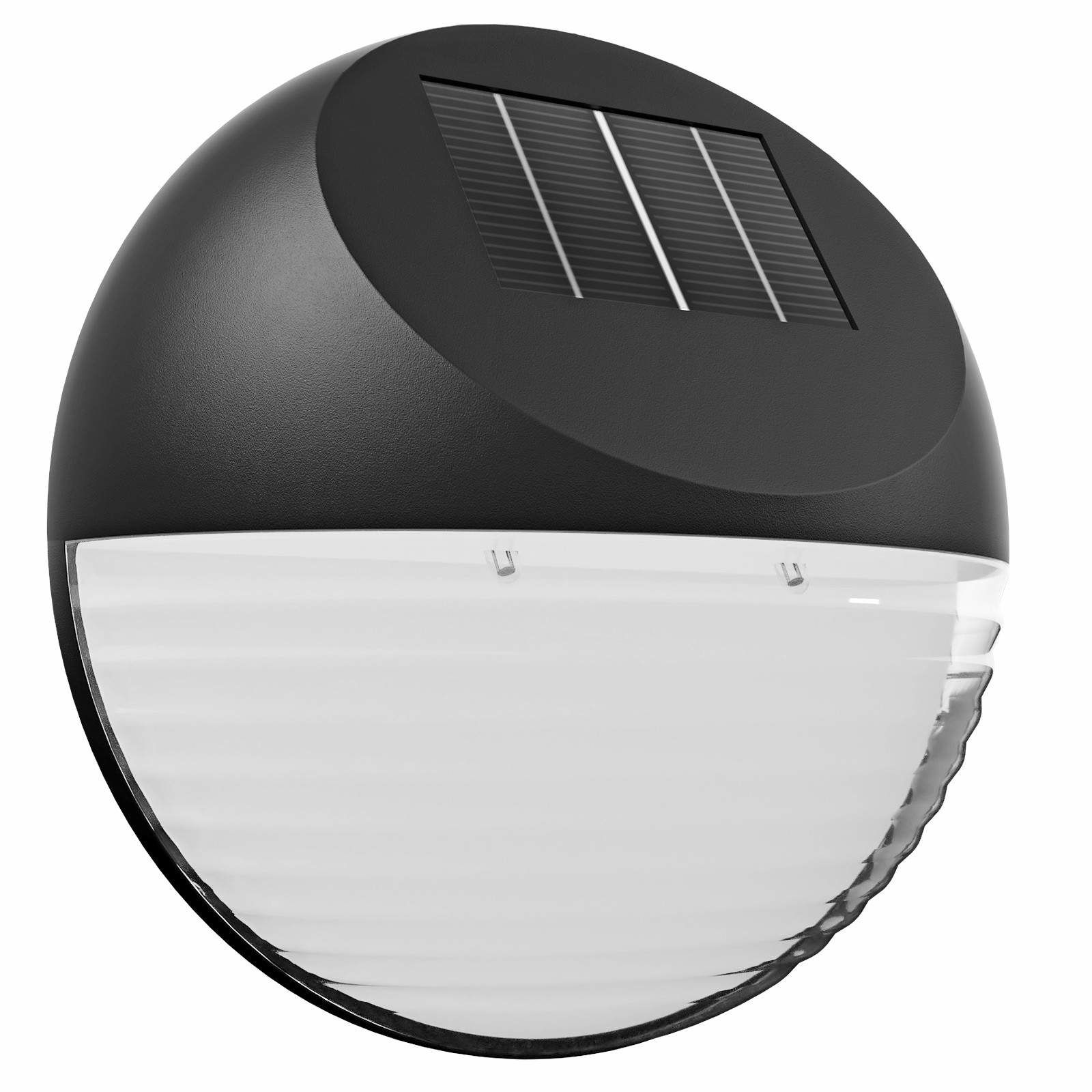 LED solcellevæglamper, sæt med 6, automatisk tænd/sluk, vandtæt