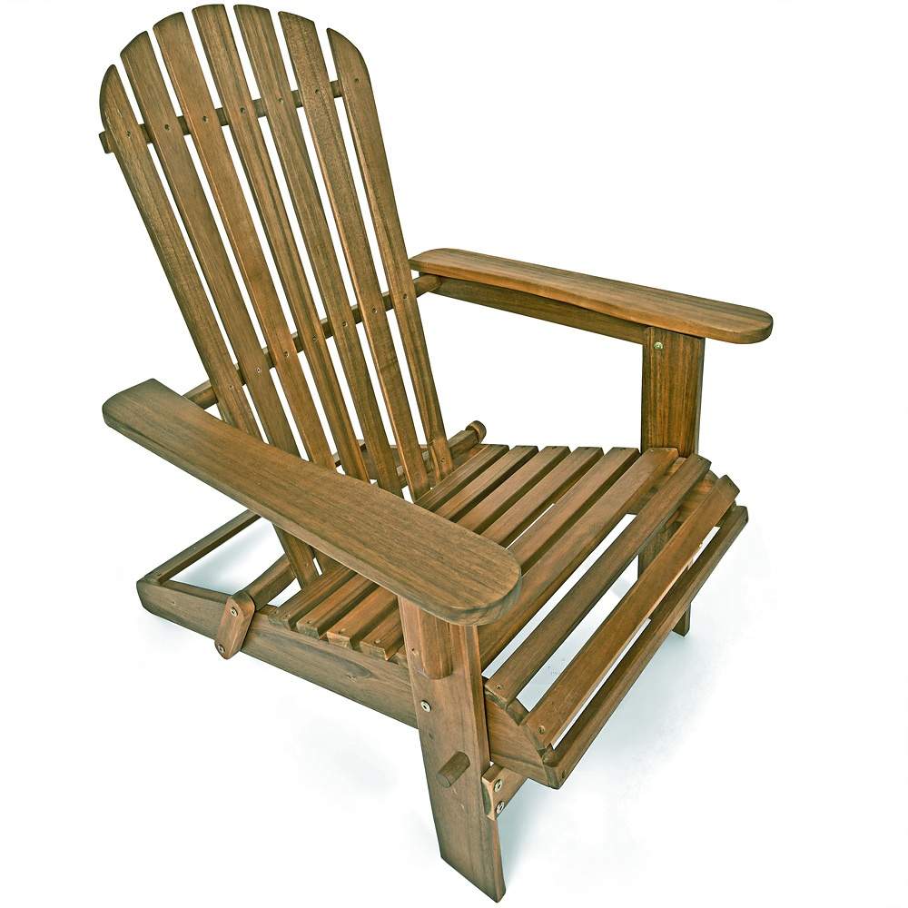 Adirondack-stol, hopfällbar akaciaträ, för inomhus-/utomhusbruk | Hem & Hobby | Pryloteket