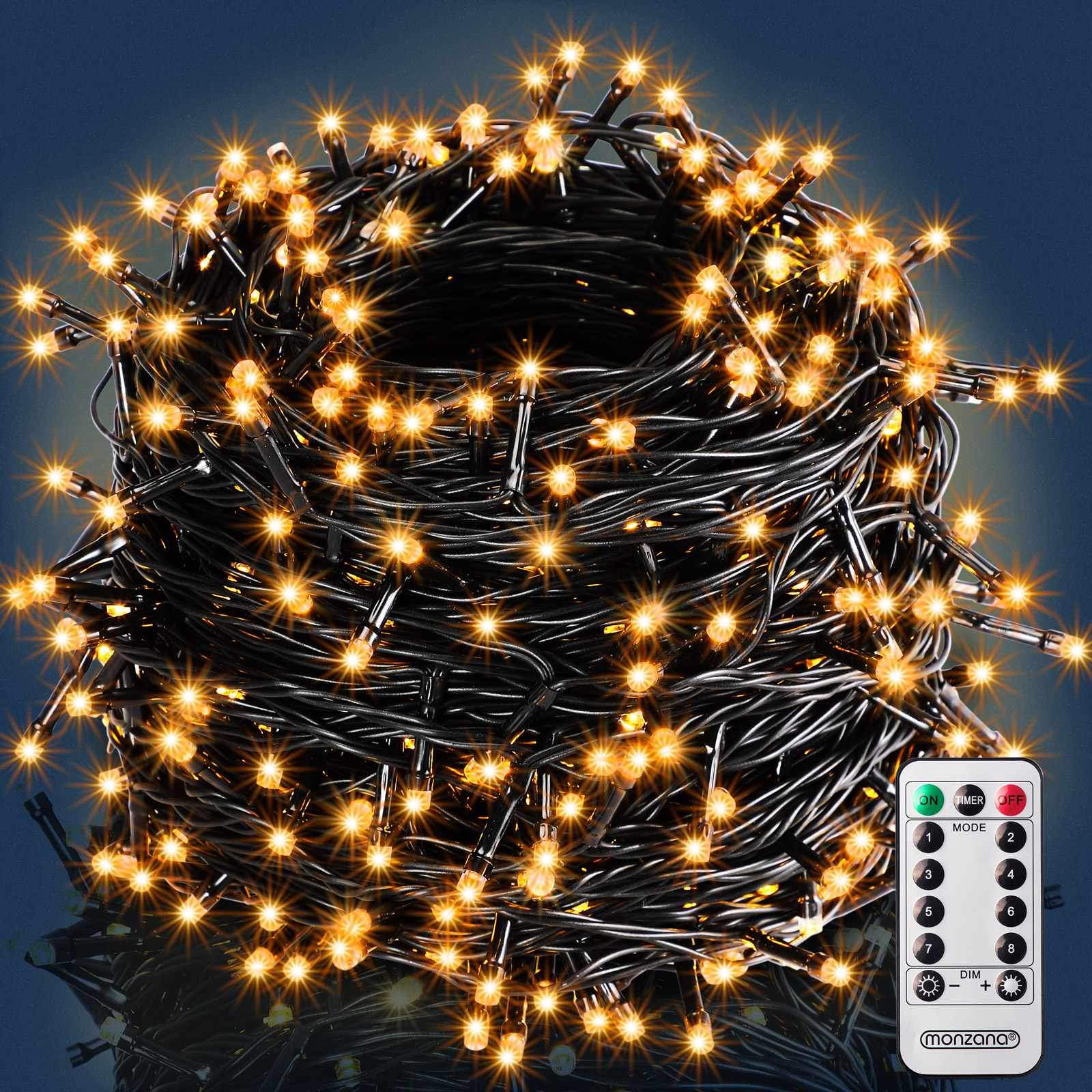 Ljusslinga 7m 100 LEDs Varmvit med Timer | Hem & Hobby | Pryloteket