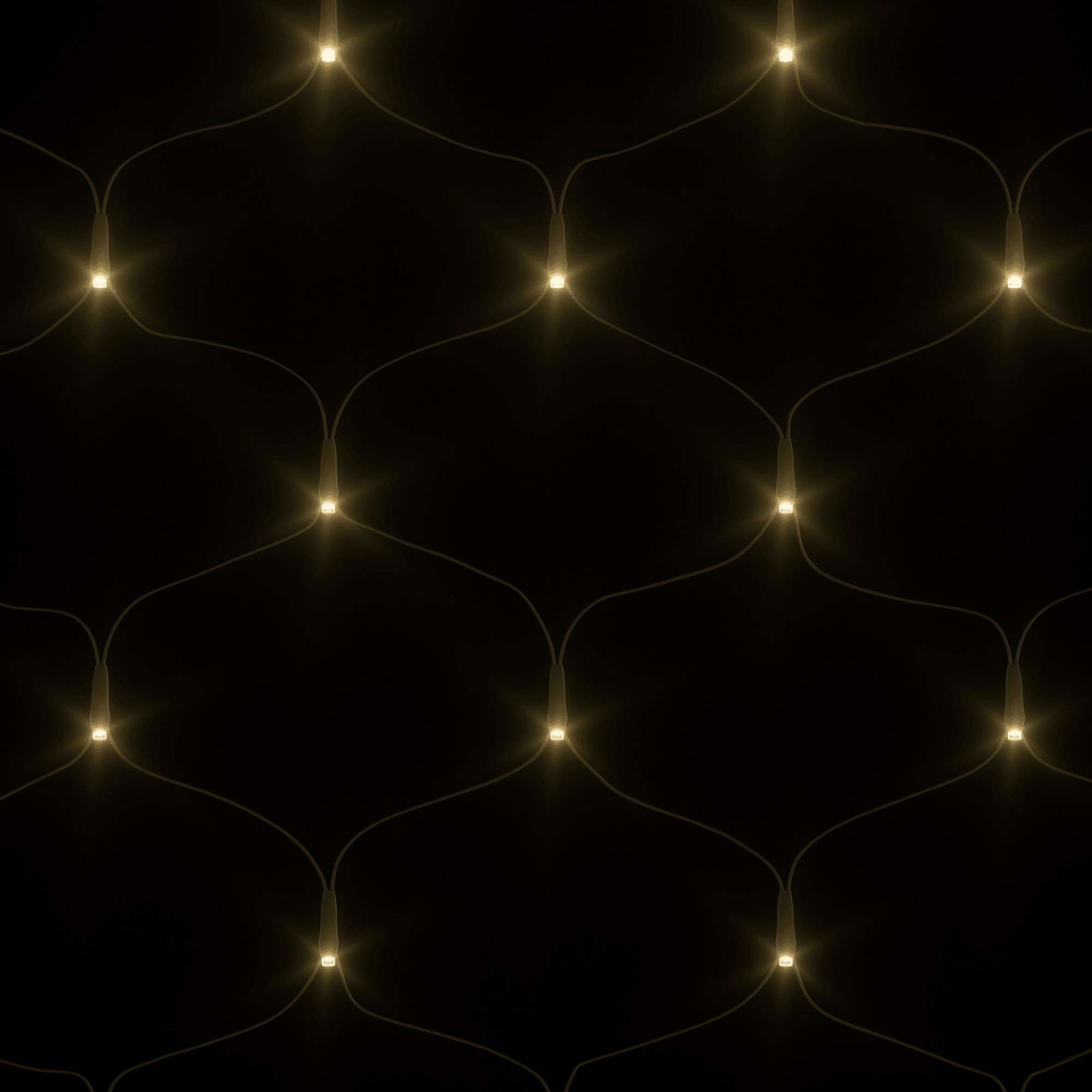 Varmhvidt LED-lysgardin, 160 LED'er, 200x150 cm, timer