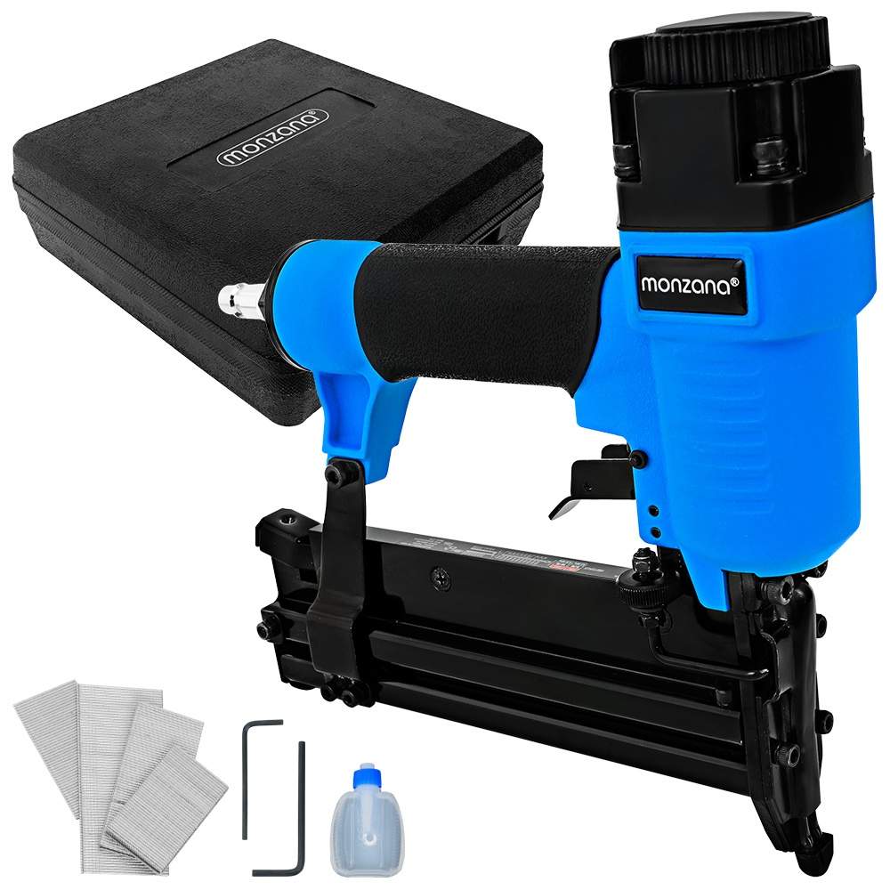 2-i-1 luftspikpistol och häftapparat med väska, kapacitet 100 | Hem & Hobby | Pryloteket