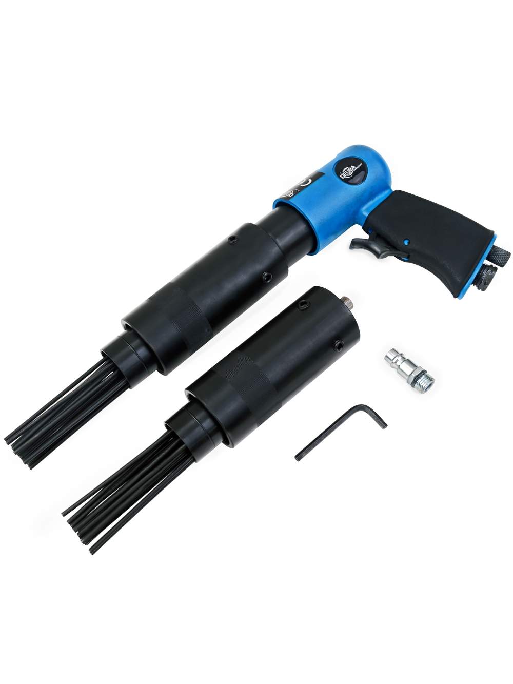 Trykluftnåleskaler med 19 nåle og udskiftningshoved