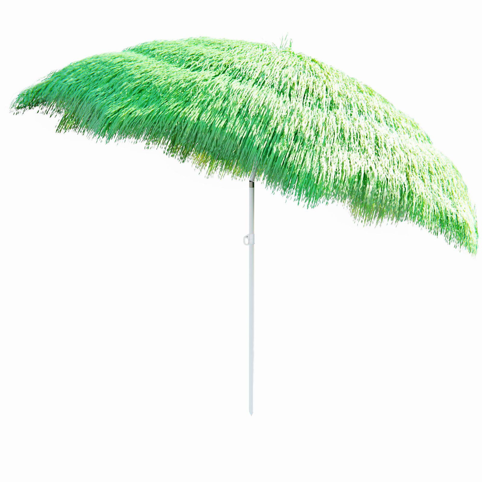 Parasol med vippefunktion, 160 cm diameter, grøn