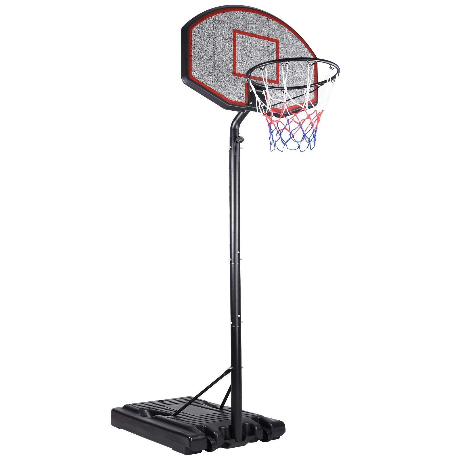 Bærbar basketballkurv, justerbar 205-305 cm, vejrbestandig