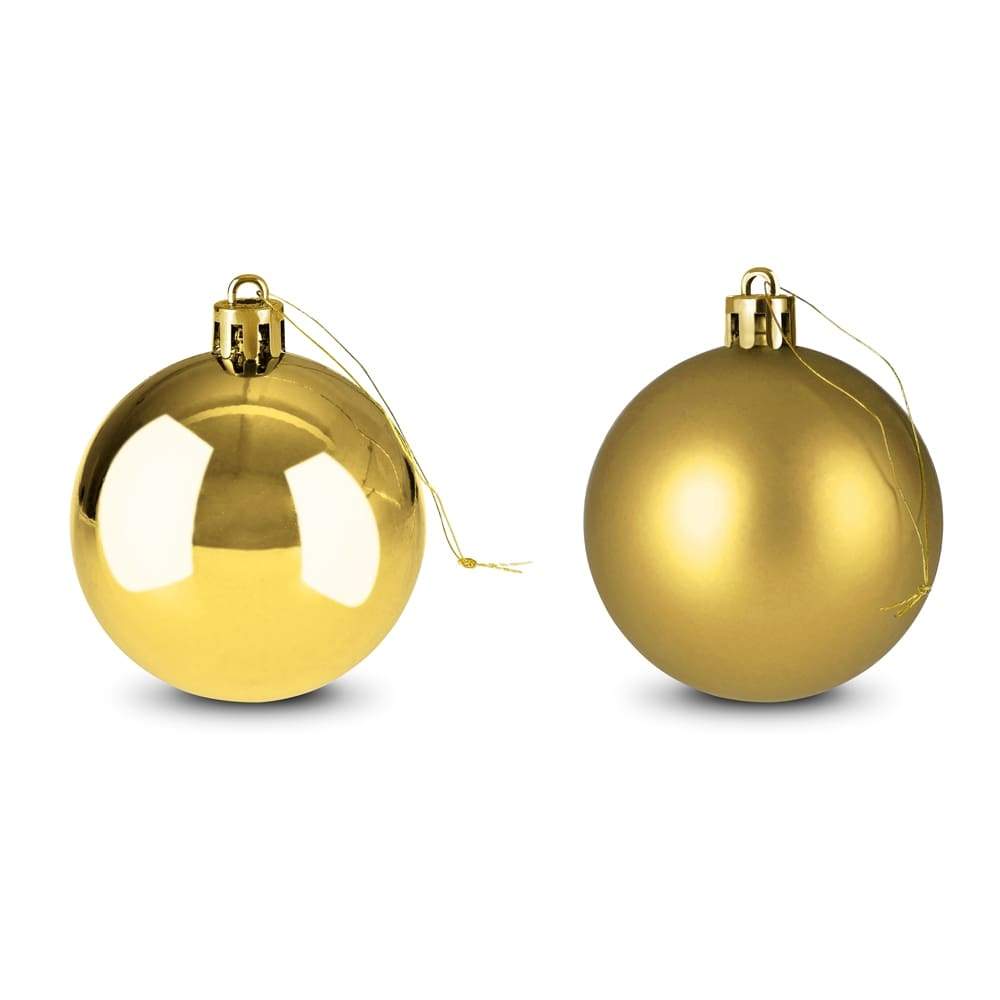 Julgranskulor i guld, 54 delar – inomhus-/utomhusbruk | Hem & Hobby | Pryloteket