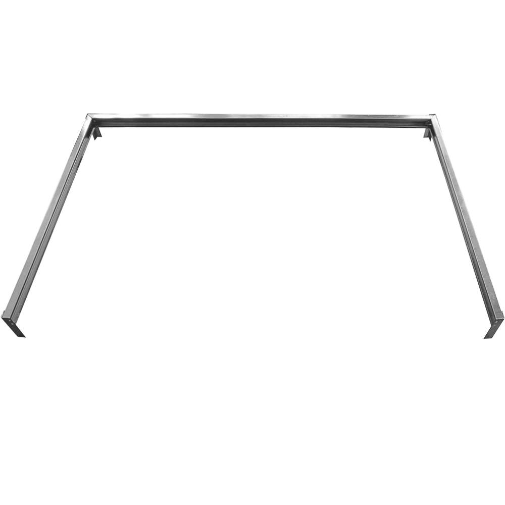 Lutande växthusbas, galvaniserat stål, 1,8 x 1,2 m | Hem & Hobby | Pryloteket