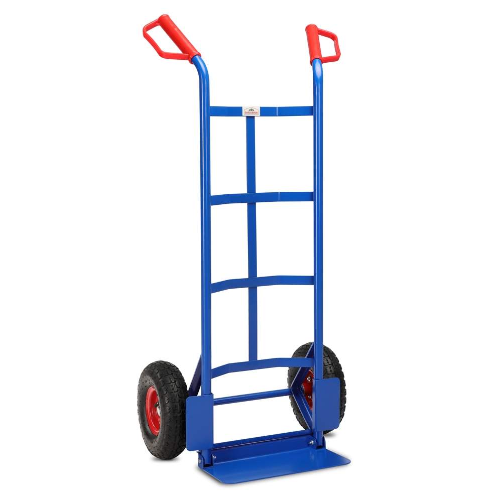 Sækkevogn 200 kg foldbar – lufthjul, stålramme