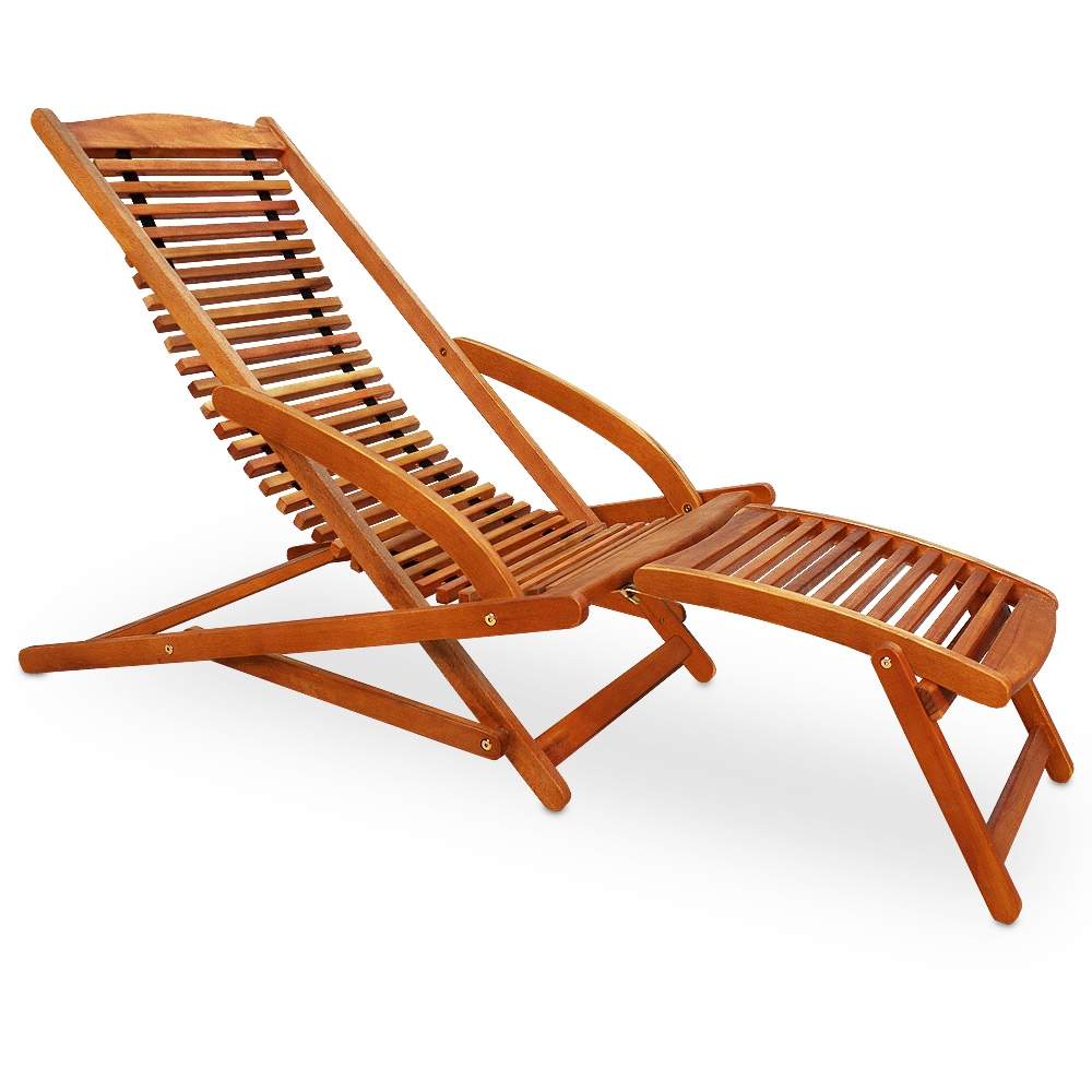 Solsäng i akacieträ med dyna och gungfunktion | Hem & Hobby | Pryloteket