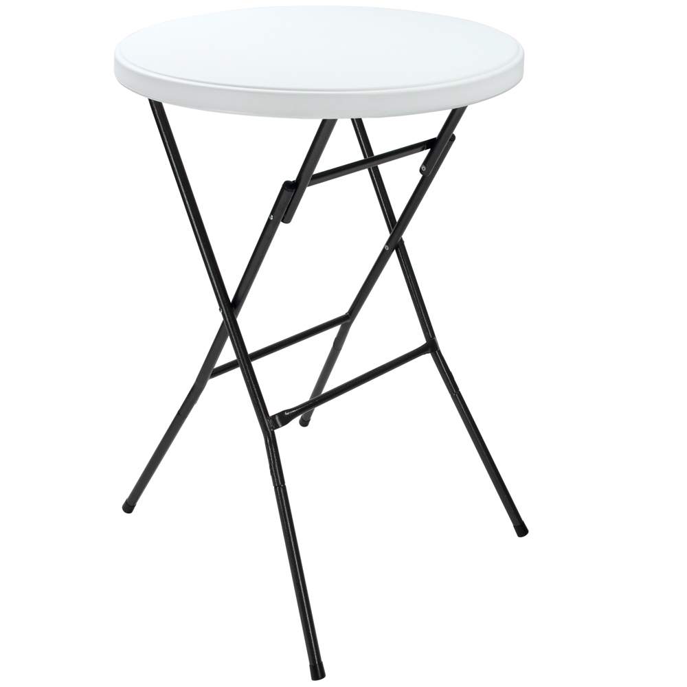 Hopfällbart barbord – vitt, 110x75cm, lättskött plast | Hem & Hobby | Pryloteket