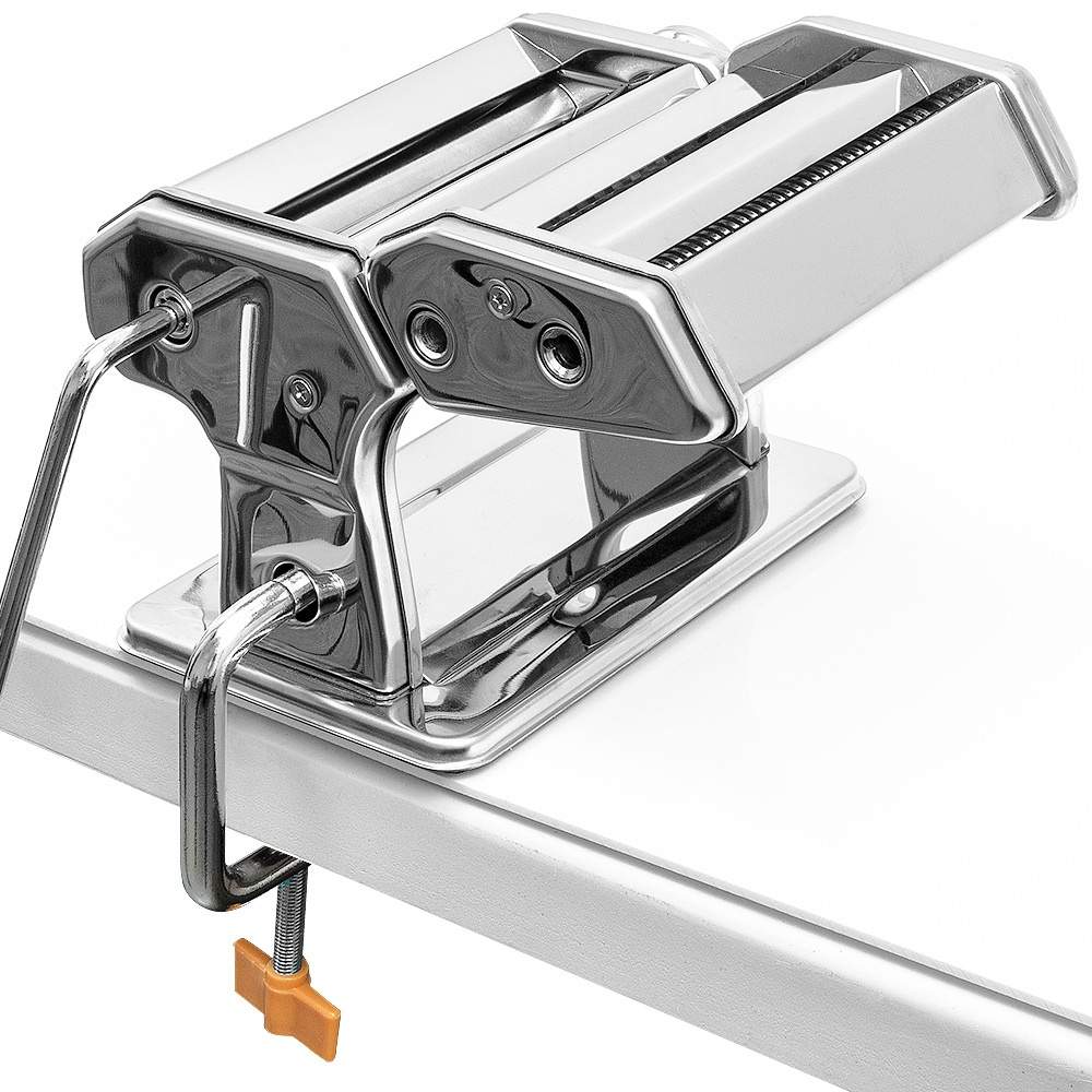 Pastamaskin med justerbar tjocklek, rostfritt stål | Hem & Hobby | Pryloteket