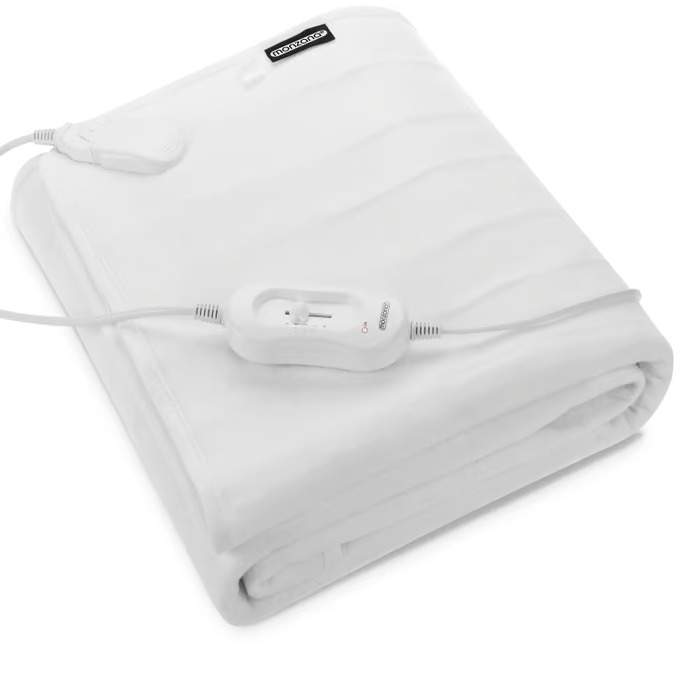 Elektrisk undertæppe, hvid, 150x80cm, 3 varmeniveauer