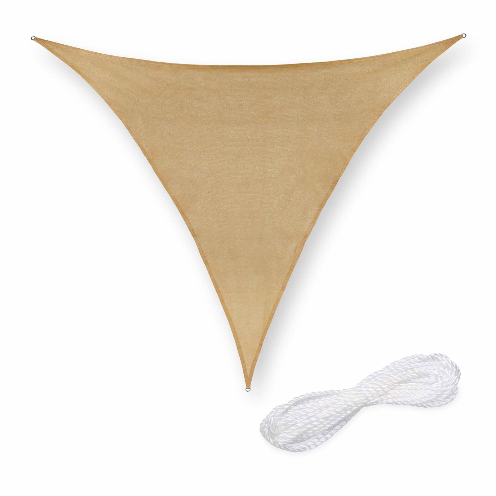 Trekantet HDPE solsejl – UV-beskyttelse, vejrbestandigt