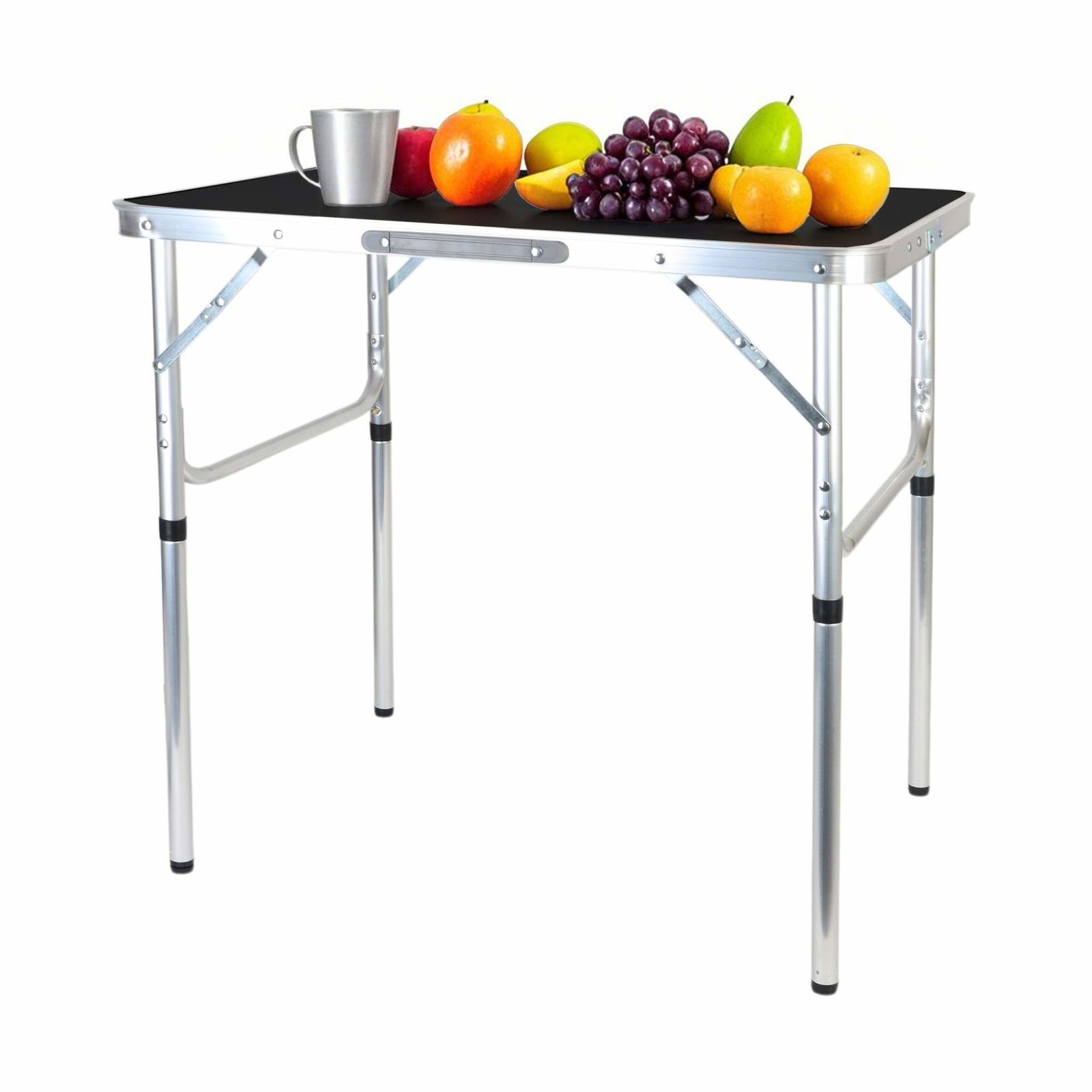 Justerbart, foldbart campingbord – Let og bærbart