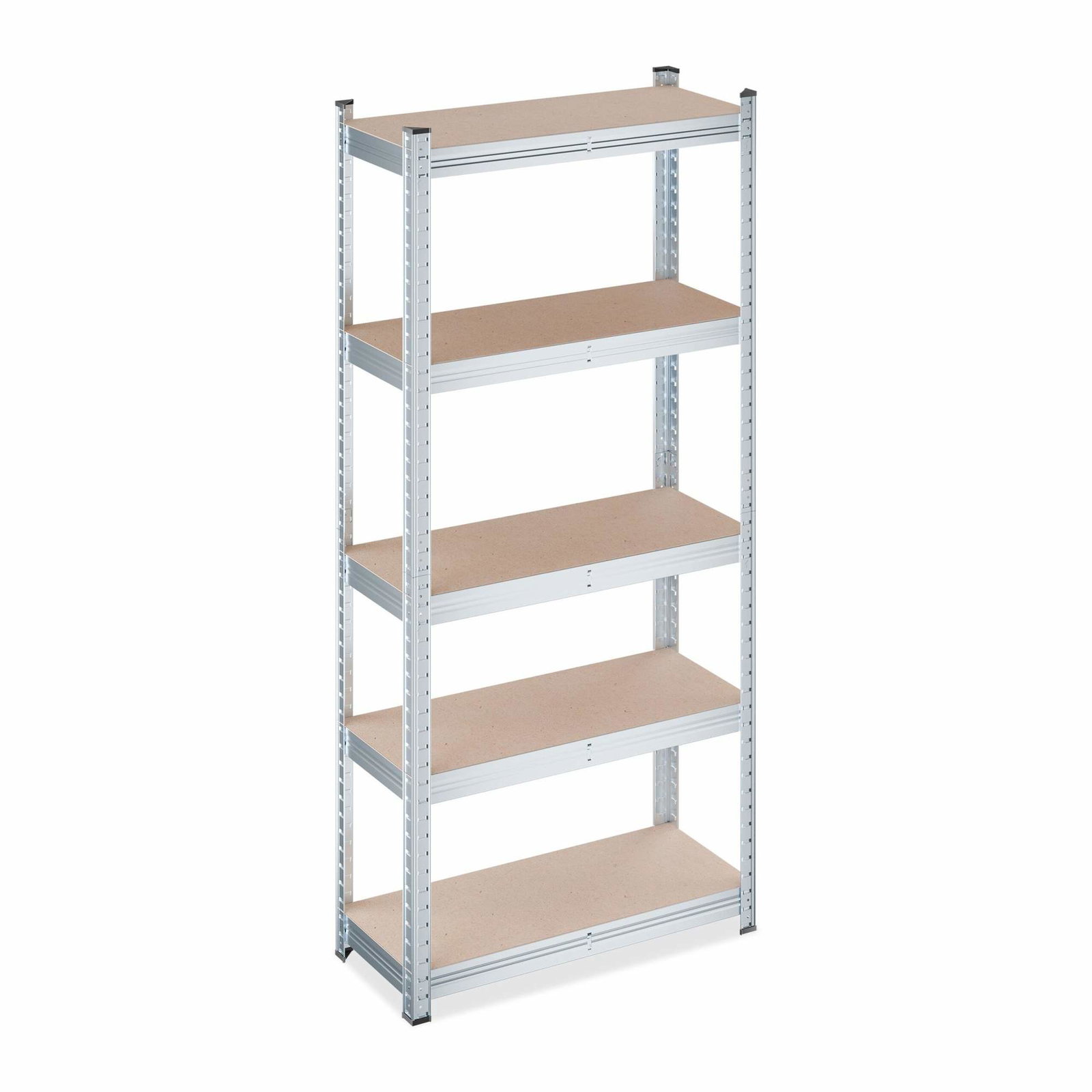 Kraftig justerbar hyllenhet med 5 våningar – 150x70x30 cm | Hem & Hobby | Pryloteket