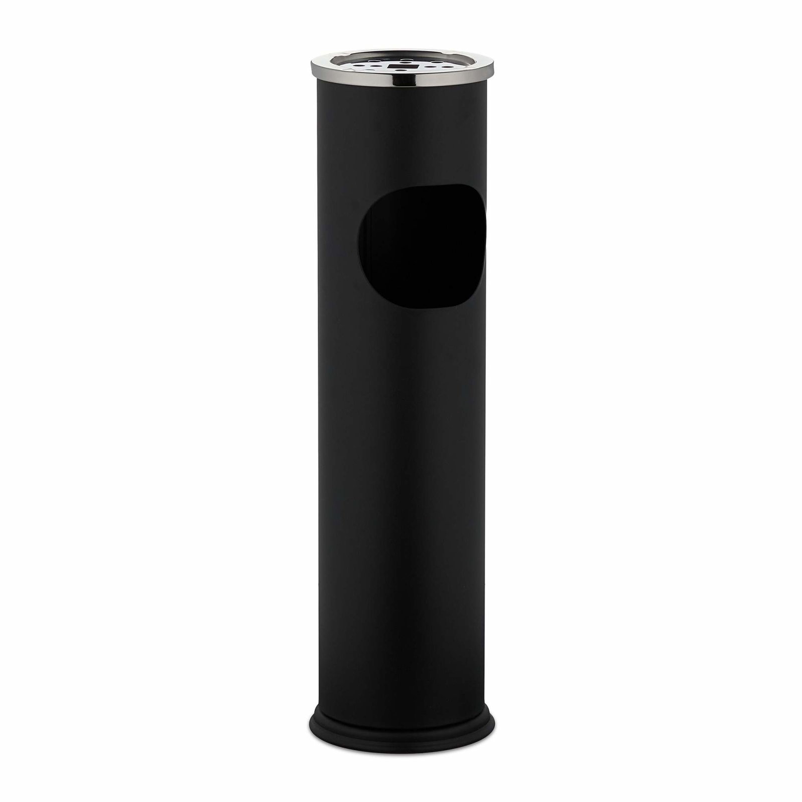 Askkopp för utomhusbruk med papperskorg – 56 cm, svart | Hem & Hobby | Pryloteket