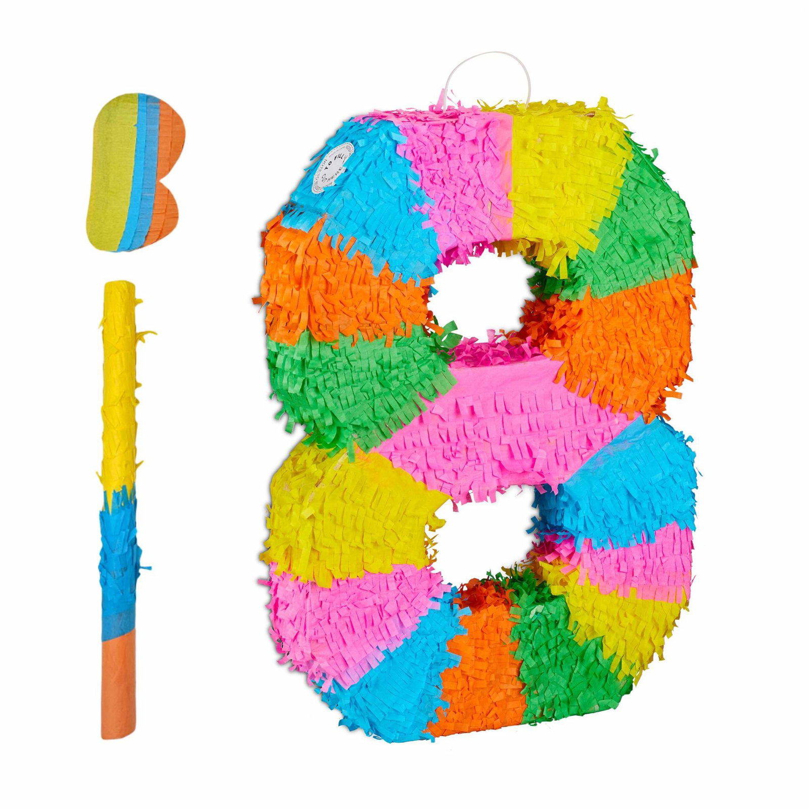 Nummerpiñata med fladdermus och mask – Kul för barnfödelsedagar | Hem & Hobby | Pryloteket