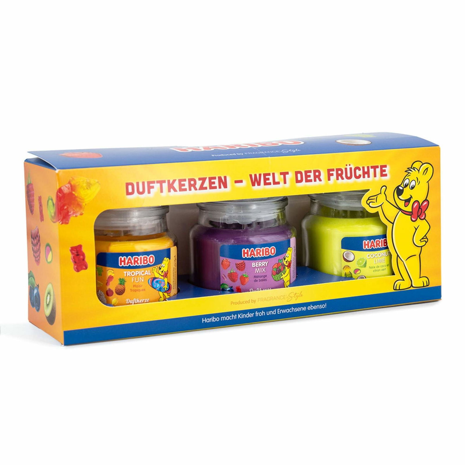 Duftlys gavesæt – 3 dufte i glas