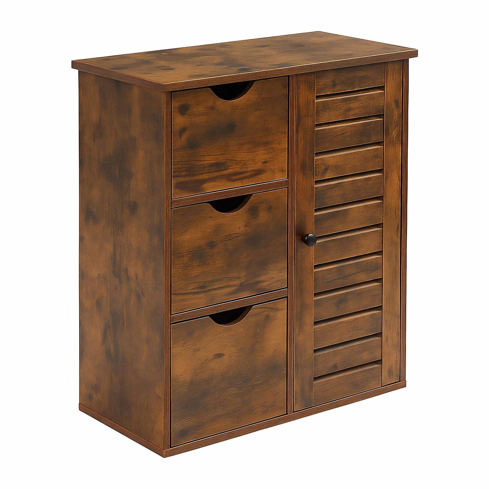 Badeværelsesskab med 3 skuffer – justerbar opbevaring