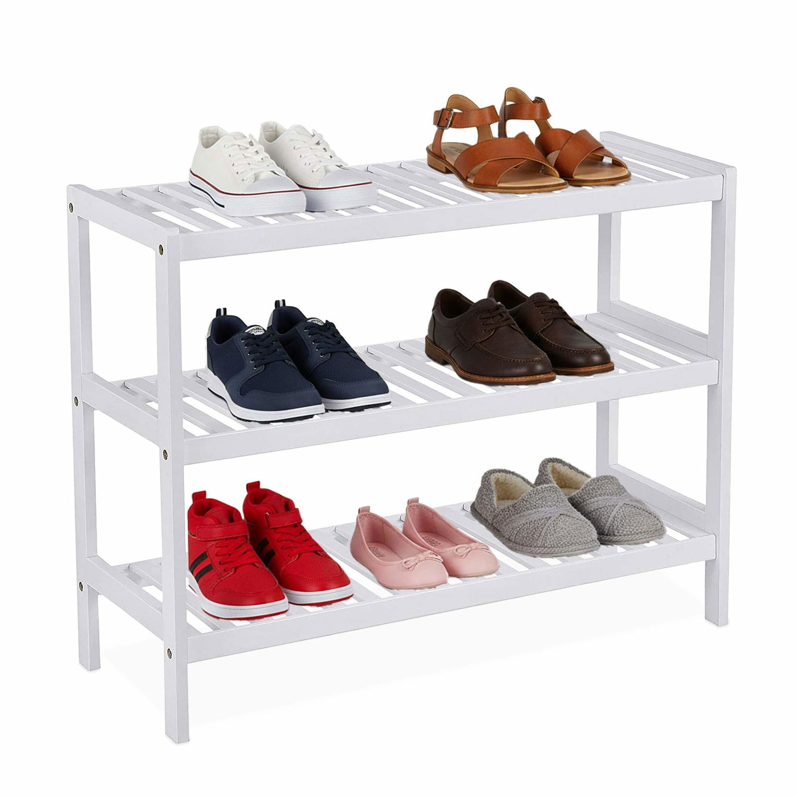 Bambus skohylde – Pladsbesparende, Rummer 9 par