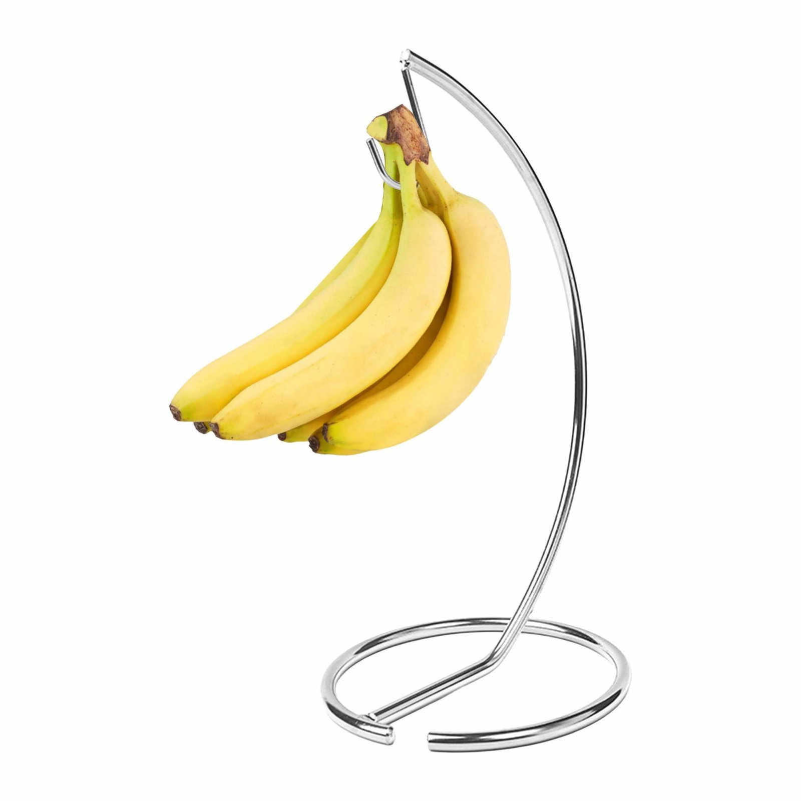 Bananhållare i silvermetall – Förhindrar blåmärken och mognad | Hem & Hobby | Pryloteket