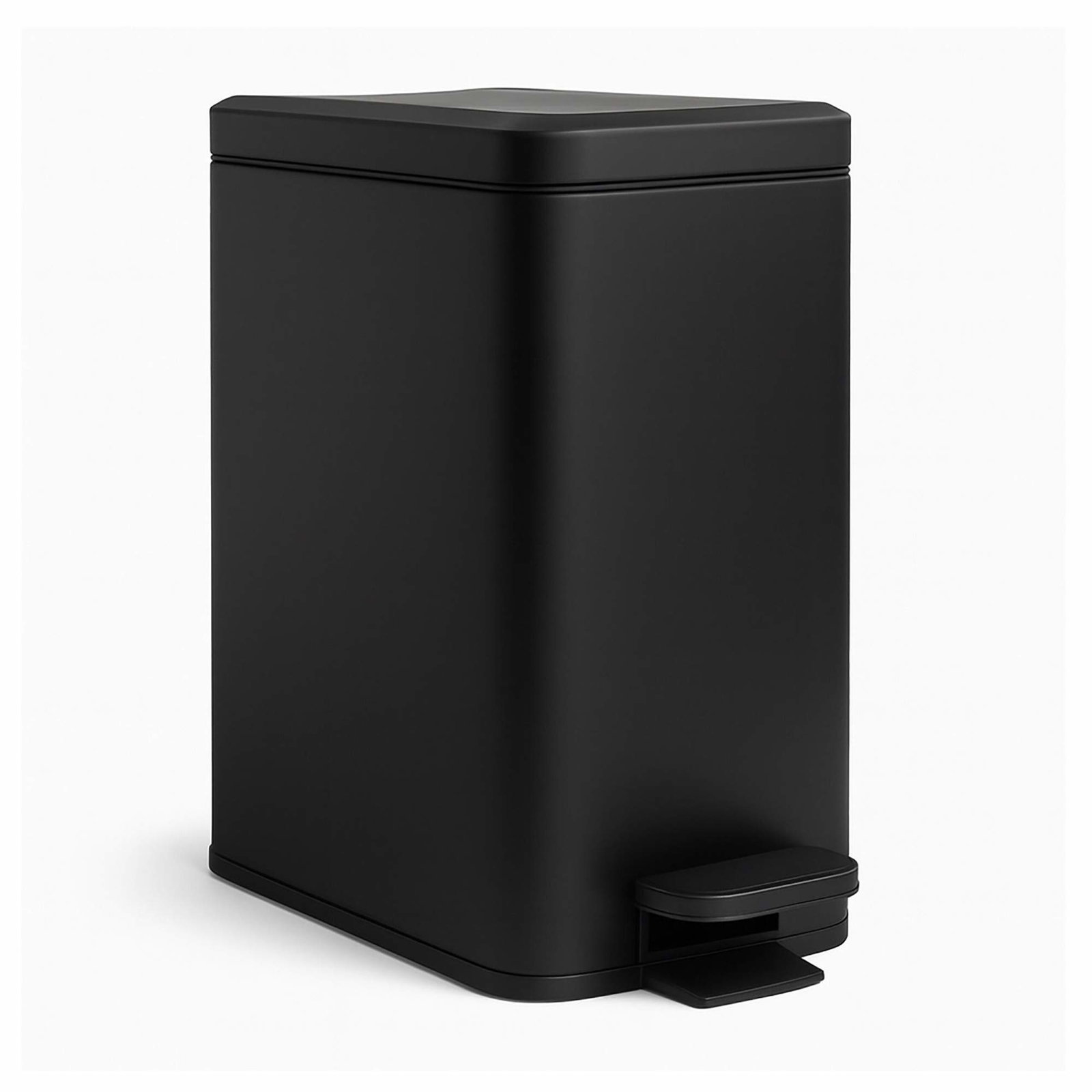 Slank pedalspand, 10 l – håndfri, blødt lukkende design