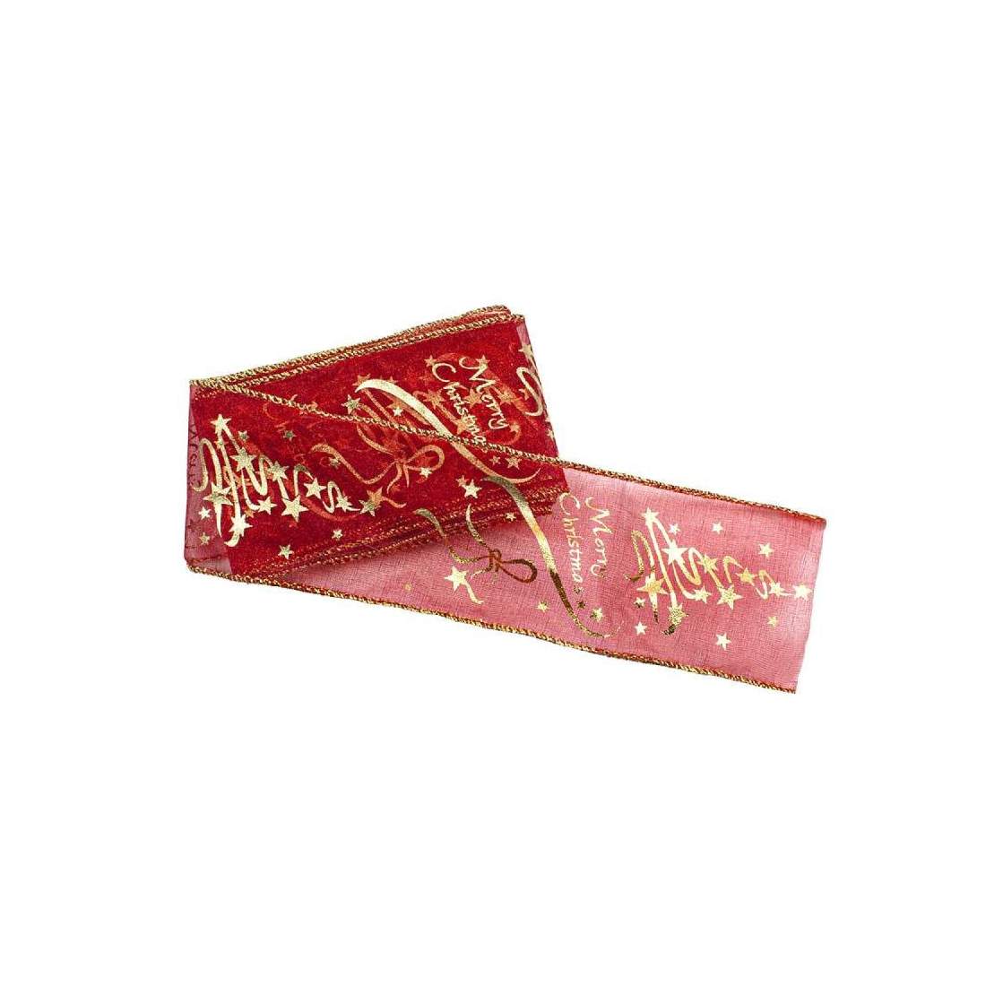 Rött Band med Julmotiv | Presenttips - Jul - Julpynt | Pryloteket